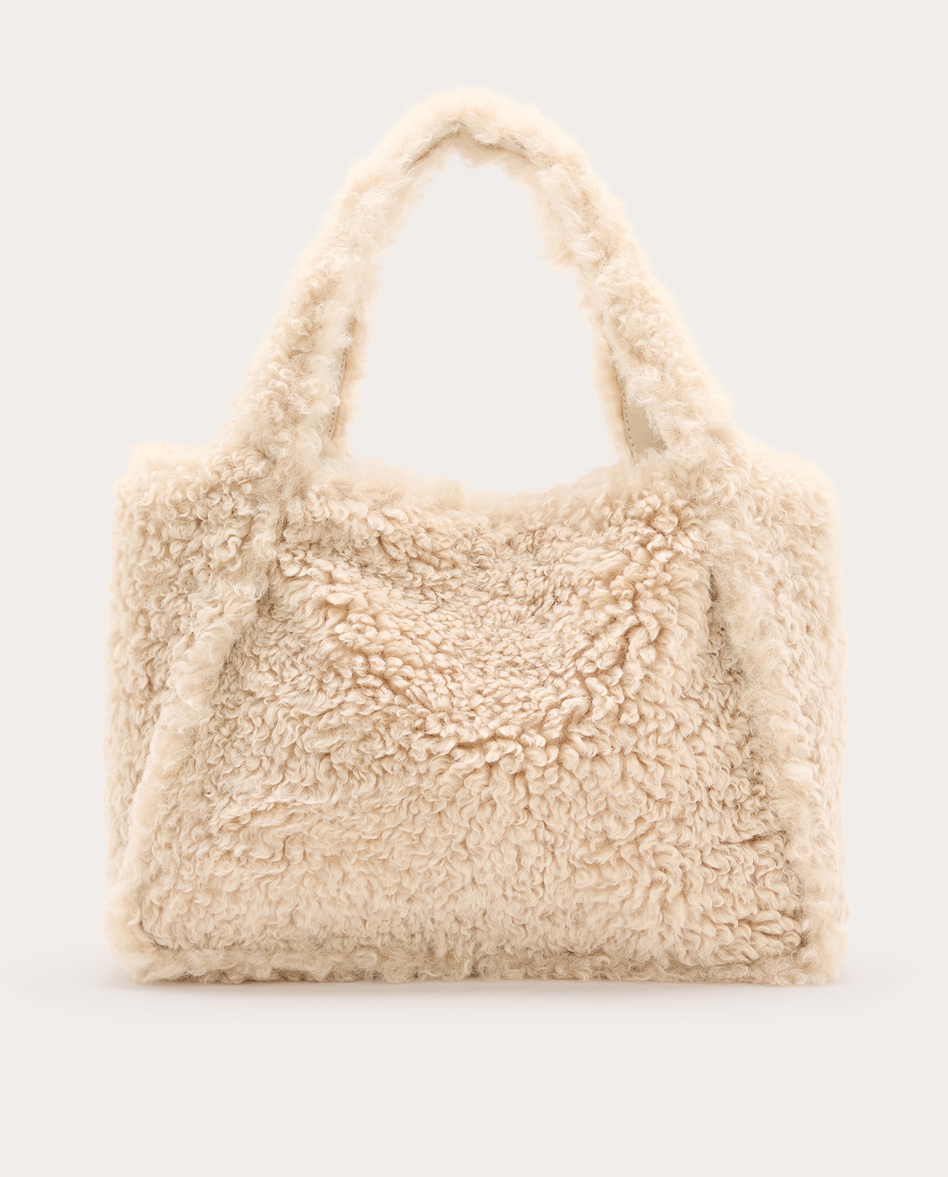 Bolso shopping Logo - Beige Beige-2