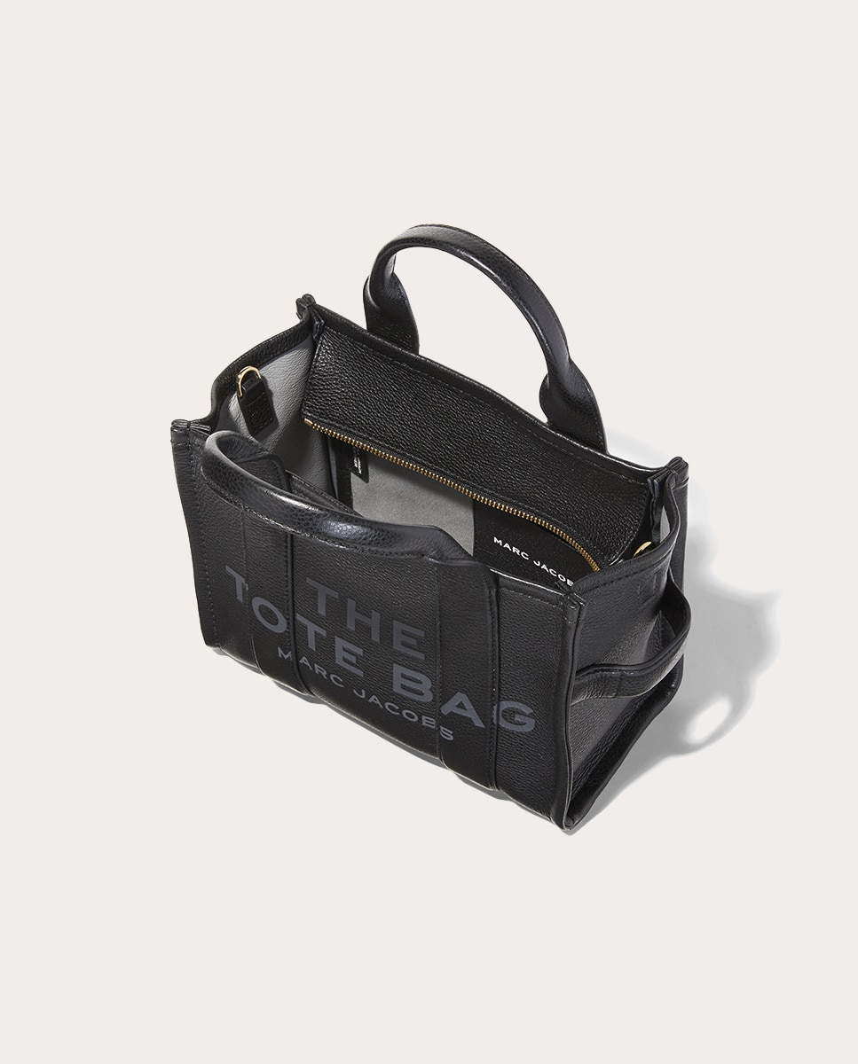 Mala Shopper Tipo Tote Small em Pele Preto-6