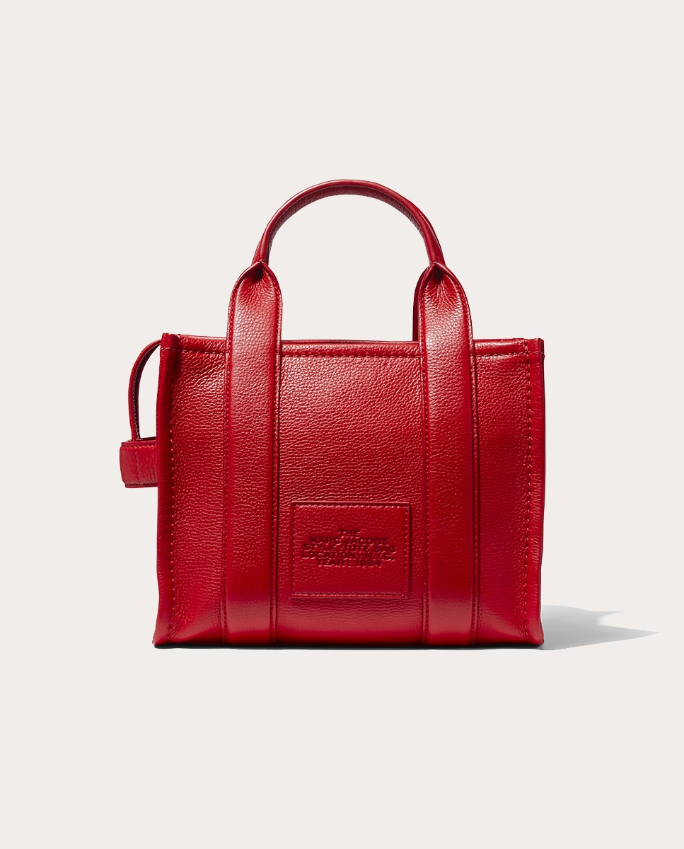 Mala Shopper Traveler Mini em Pele Vermelho-6