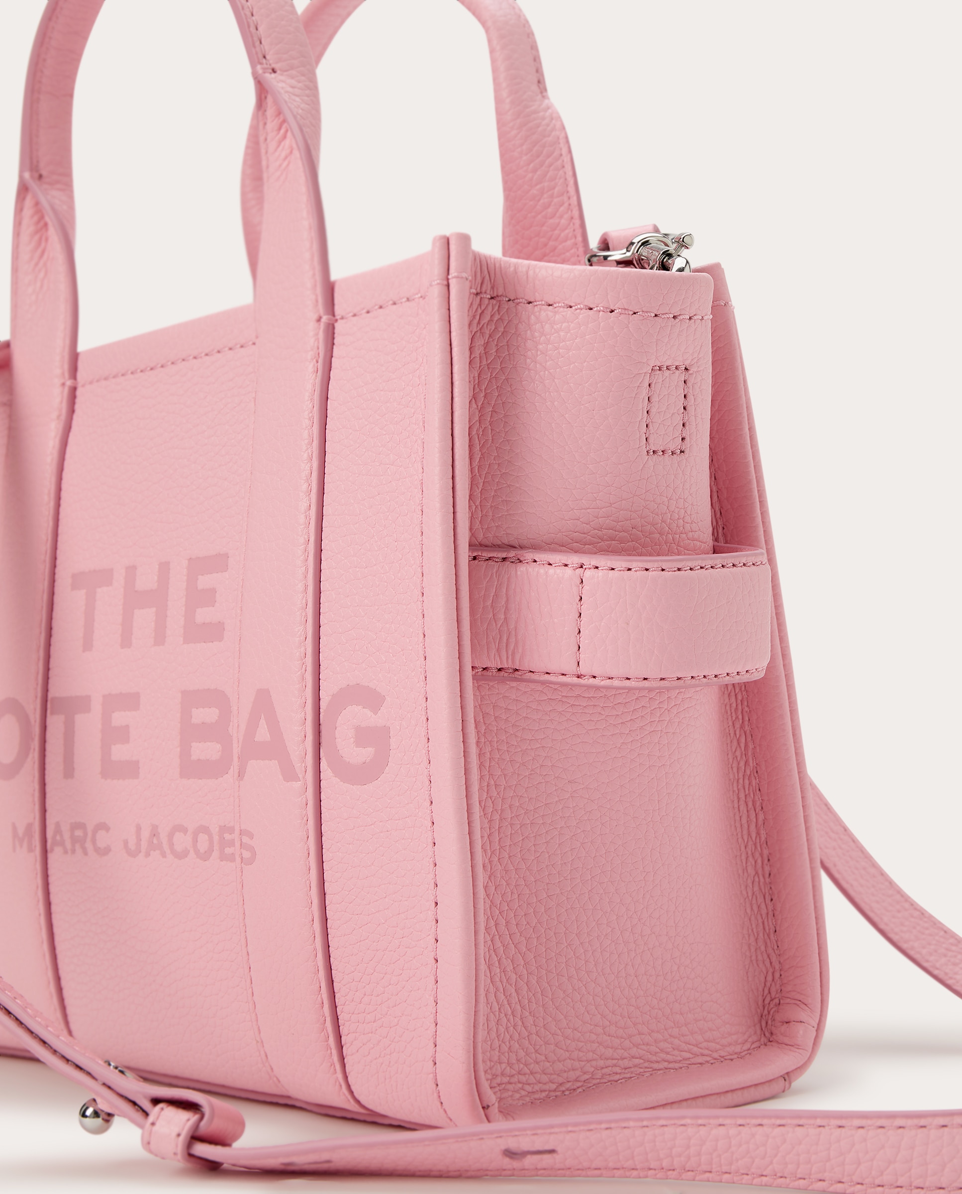 Mala Shopper Traveler Mini em Pele Rosa-4