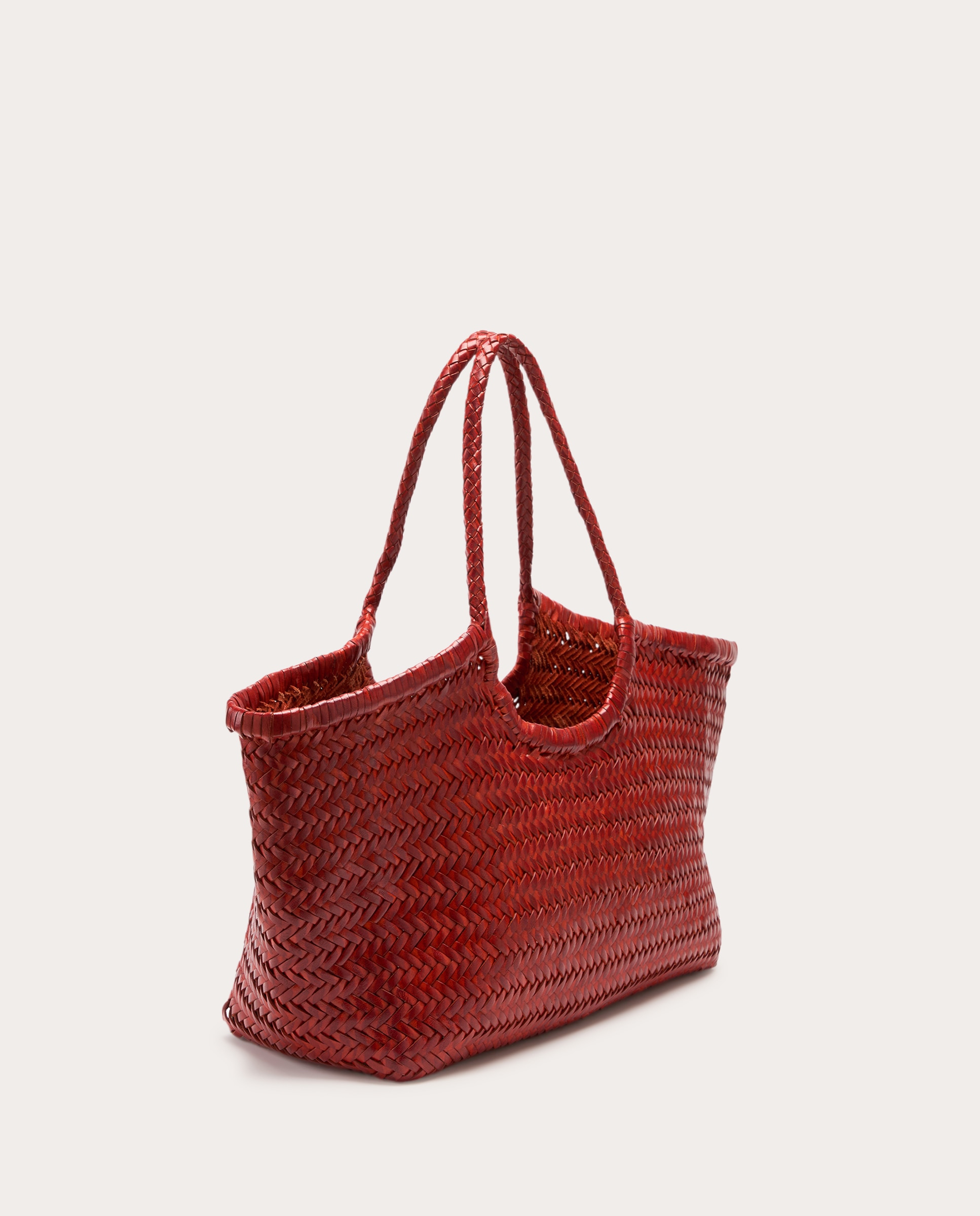 Mala Shopper Nantucket em Pele Laranja-2