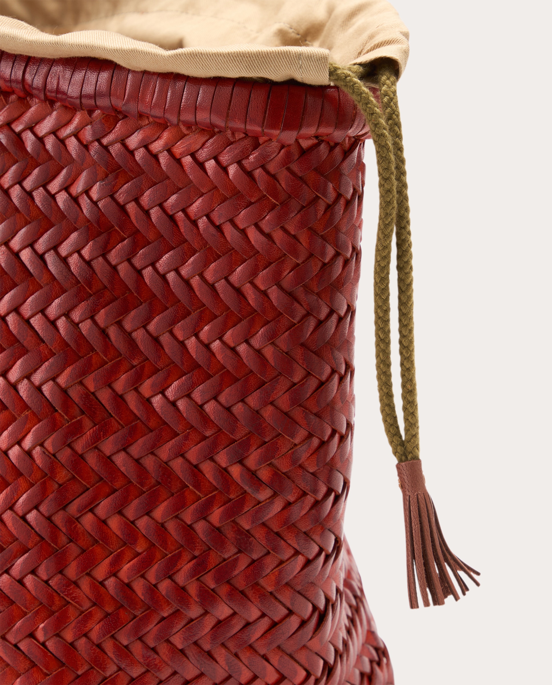 Mala Shopper Nantucket em Pele Laranja-5