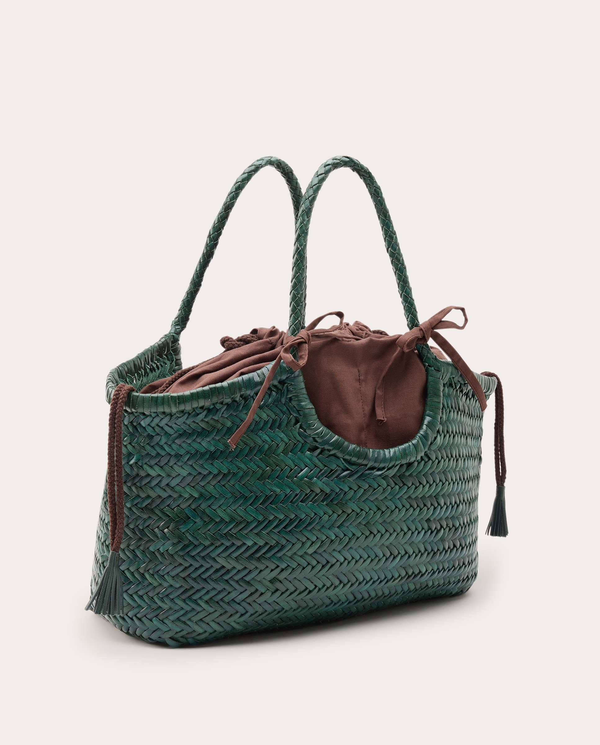 Mala Shopper Nantucket em Pele Verde-2