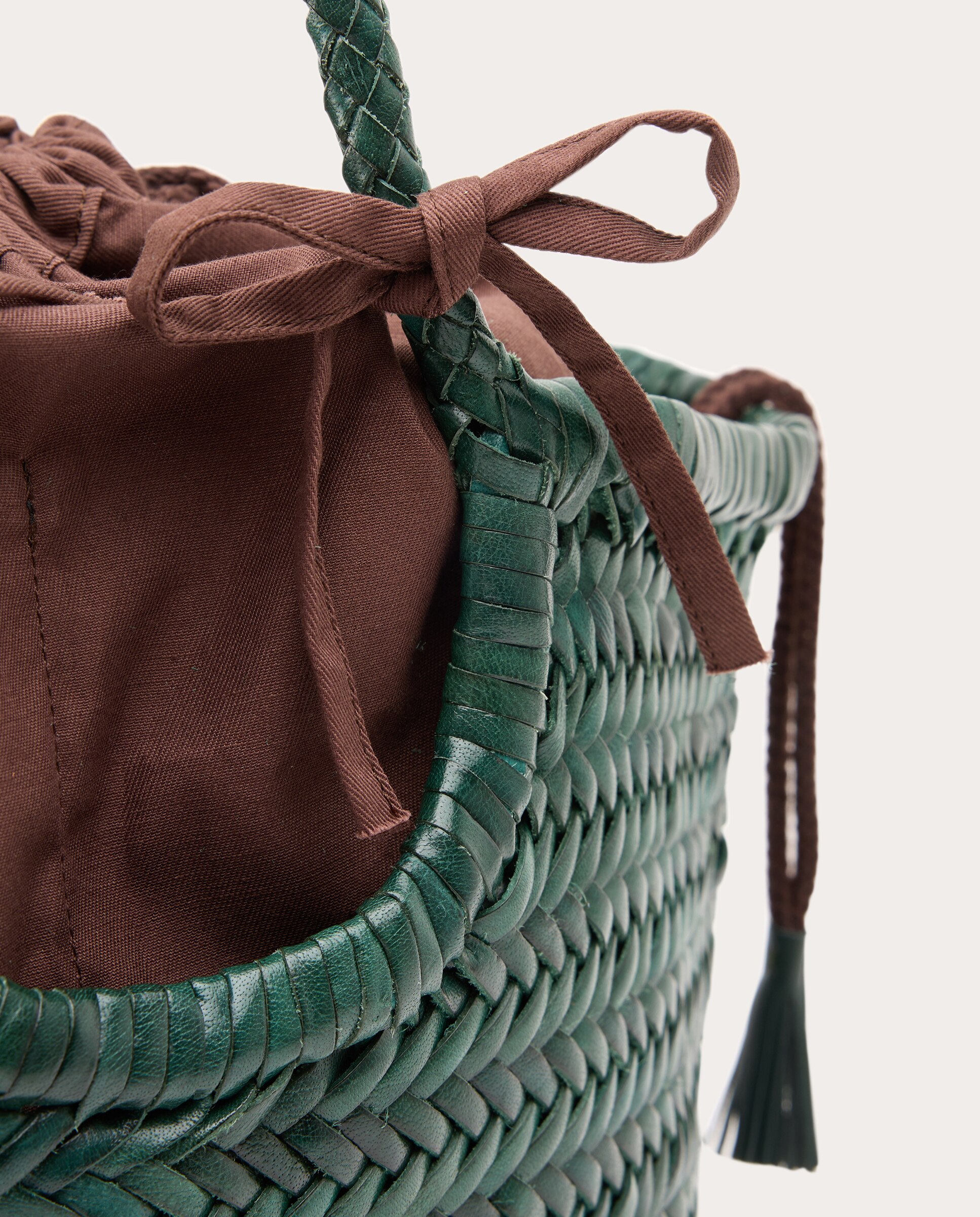 Mala Shopper Nantucket em Pele Verde-4