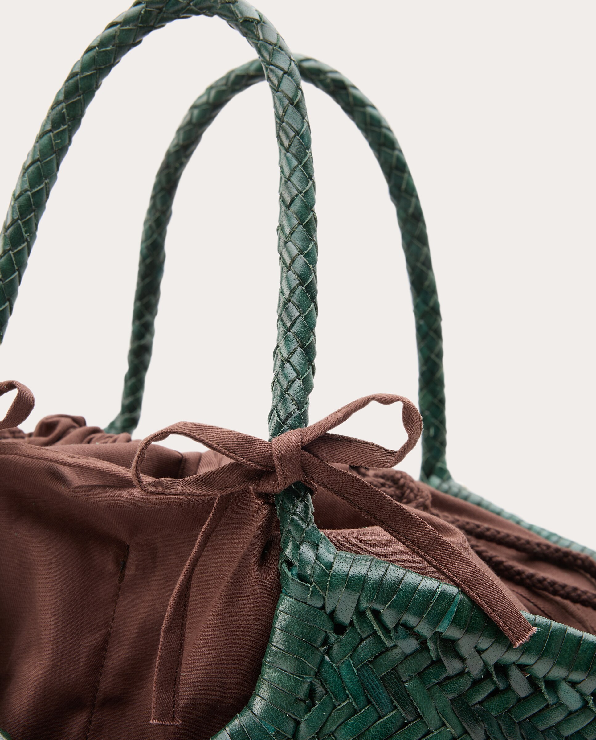 Mala Shopper Nantucket em Pele Verde-5