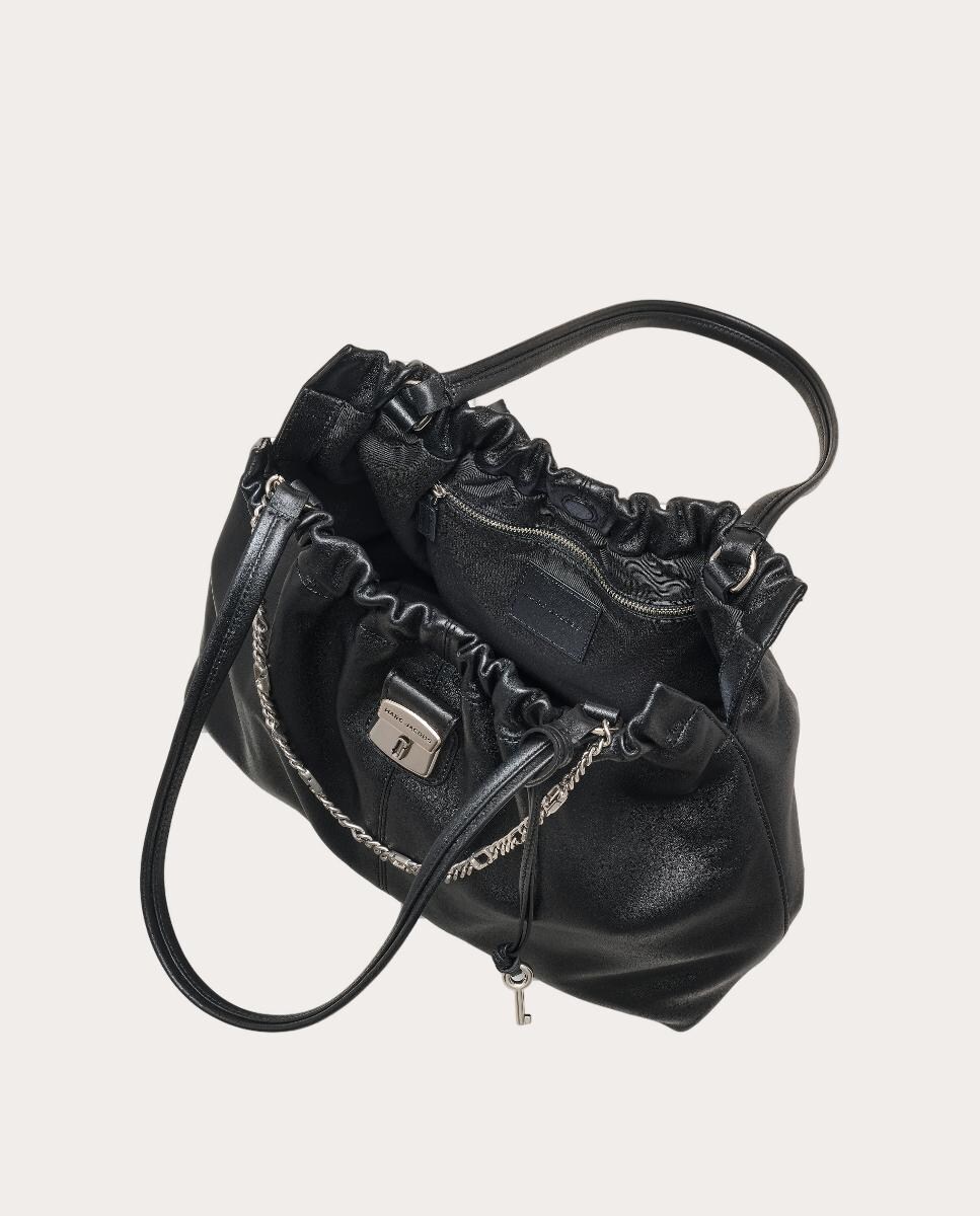 Mala de Ombro Tipo Hobo de Camurça Bordeaux-2