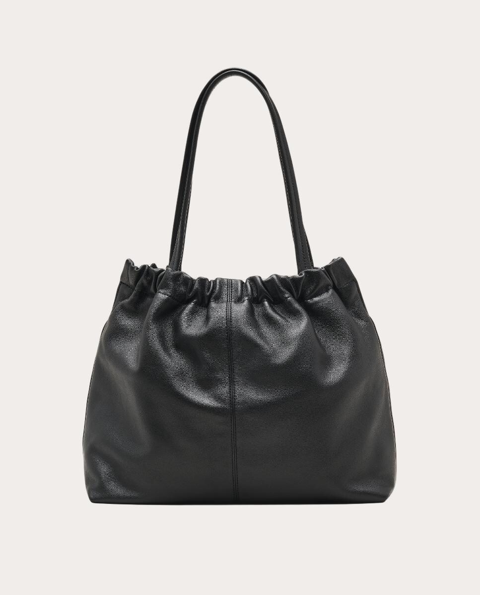 Mala de Ombro Tipo Hobo de Camurça Bordeaux-4