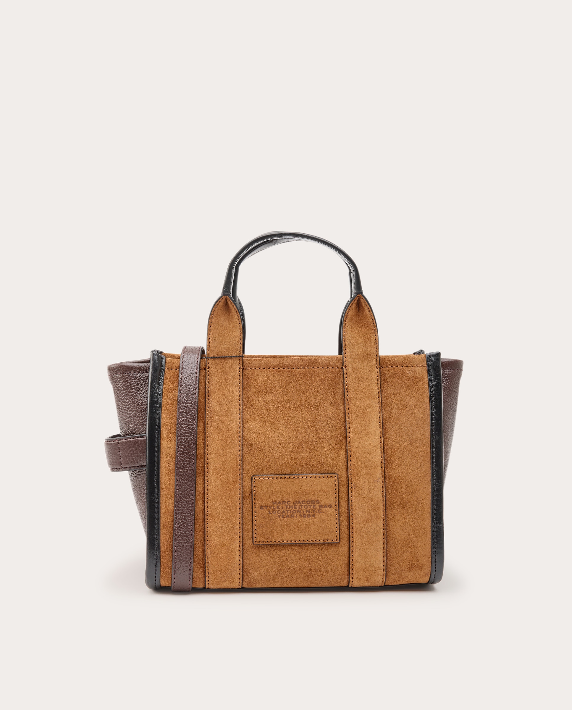 Mala Tote Bag de Camurça Castanho-2