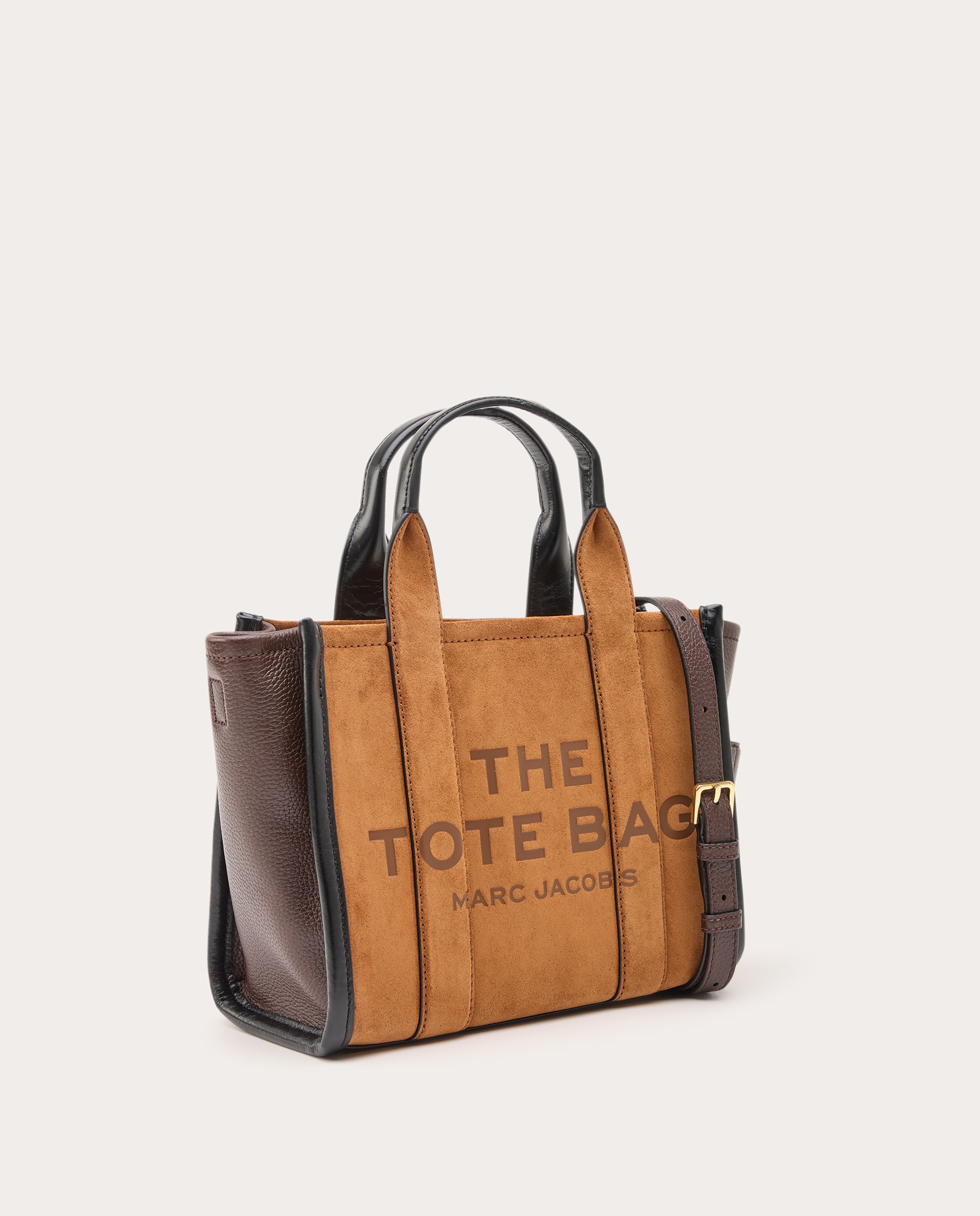 Mala Tote Bag de Camurça Castanho-3