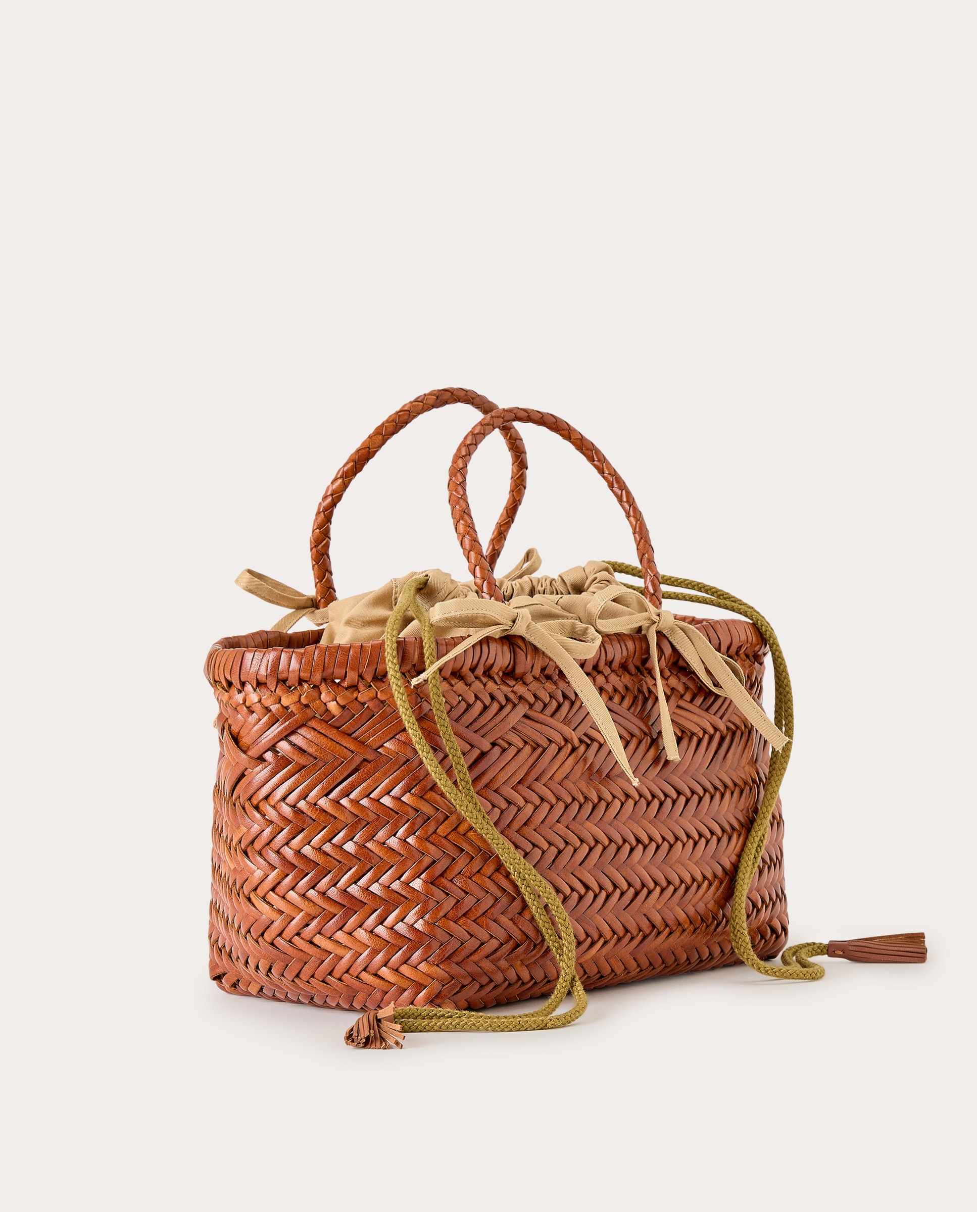 Mala Shopper Bamboo Triple J 6Lines Castanho-claro-2