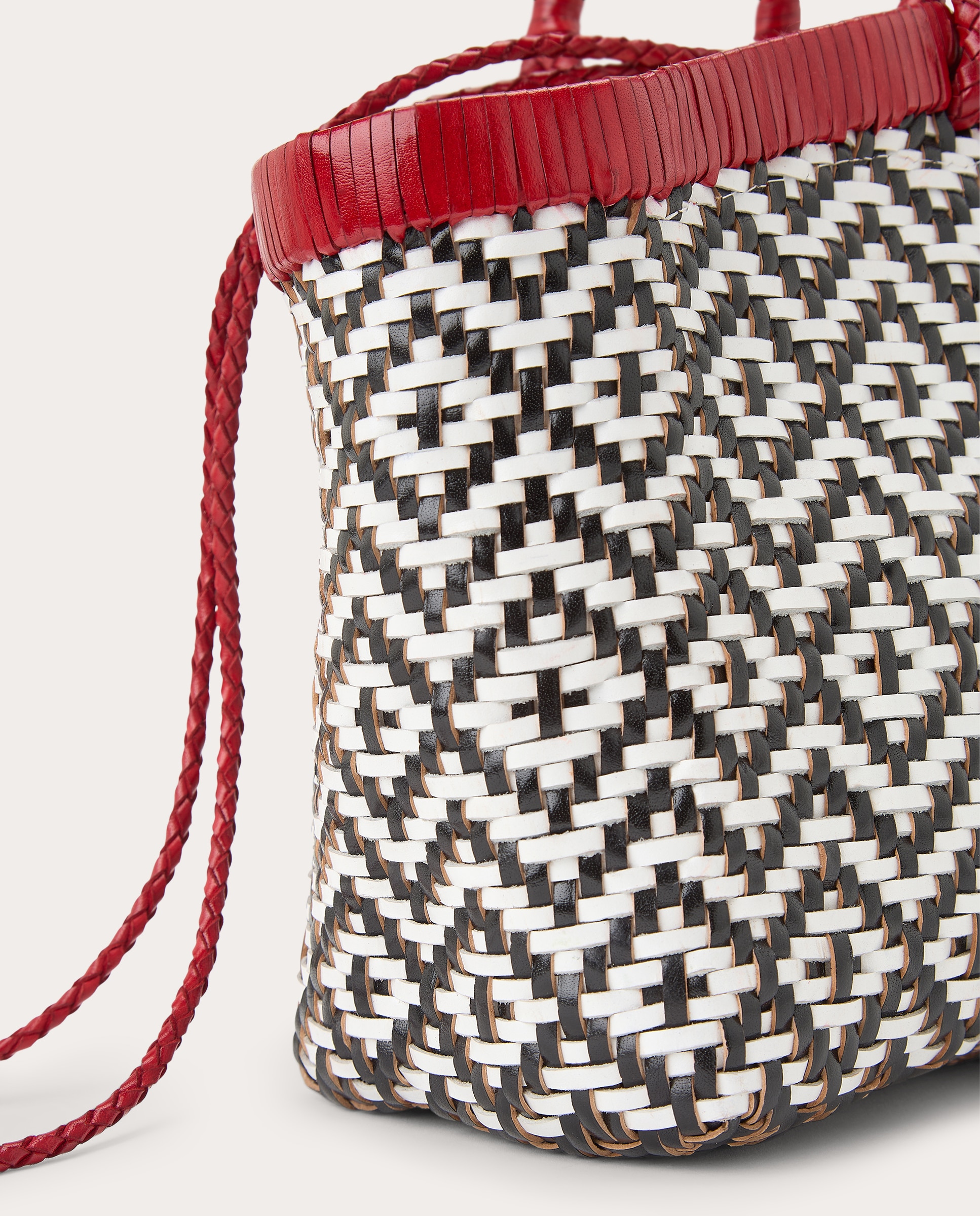 Mala Shopper Crudelia em pele Multicolor-4