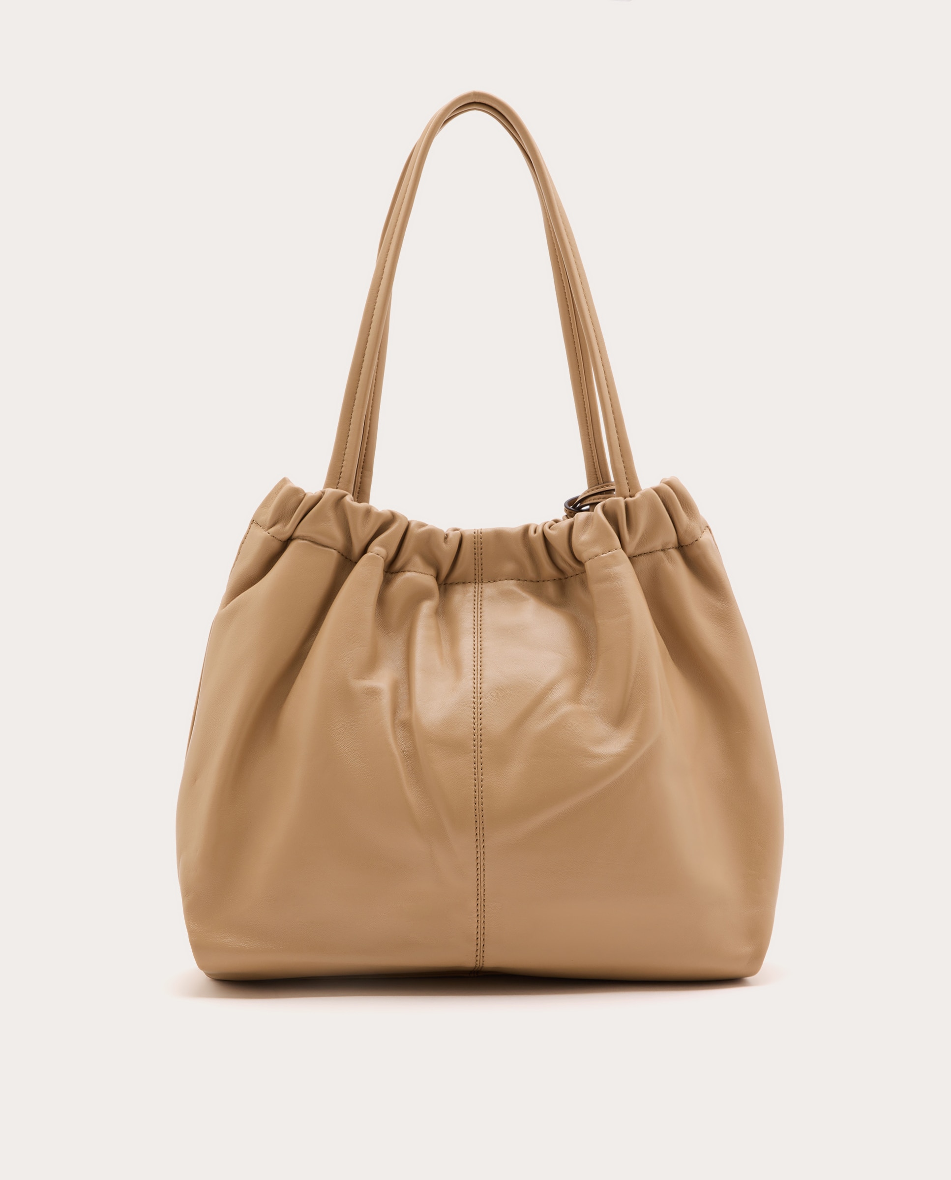 Mala Shopper Cristina em Pele Camel-2