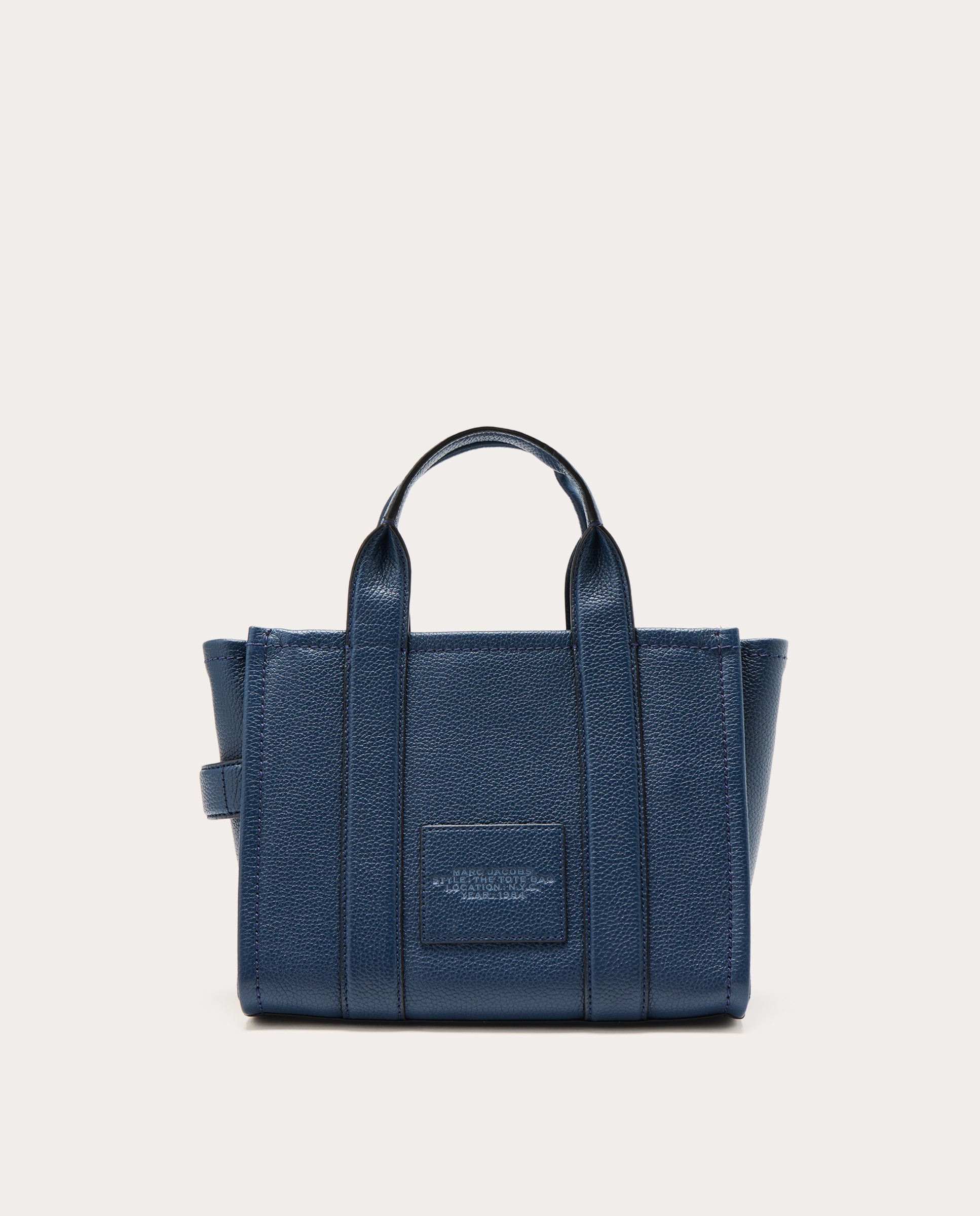 Bolso Tote Small de piel - Azul marino Azul marino-2