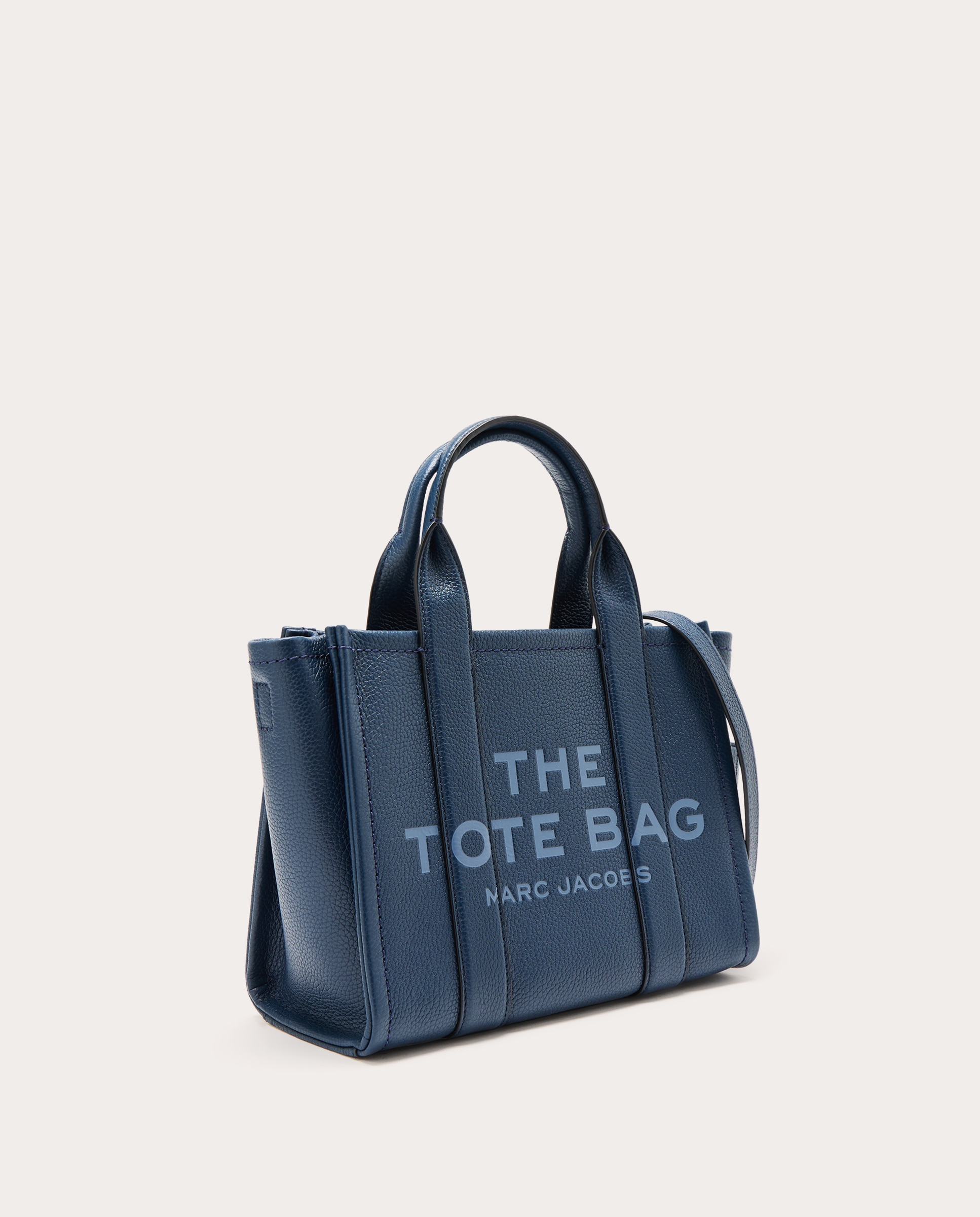 Bolso Tote Small de piel - Azul marino Azul marino-3