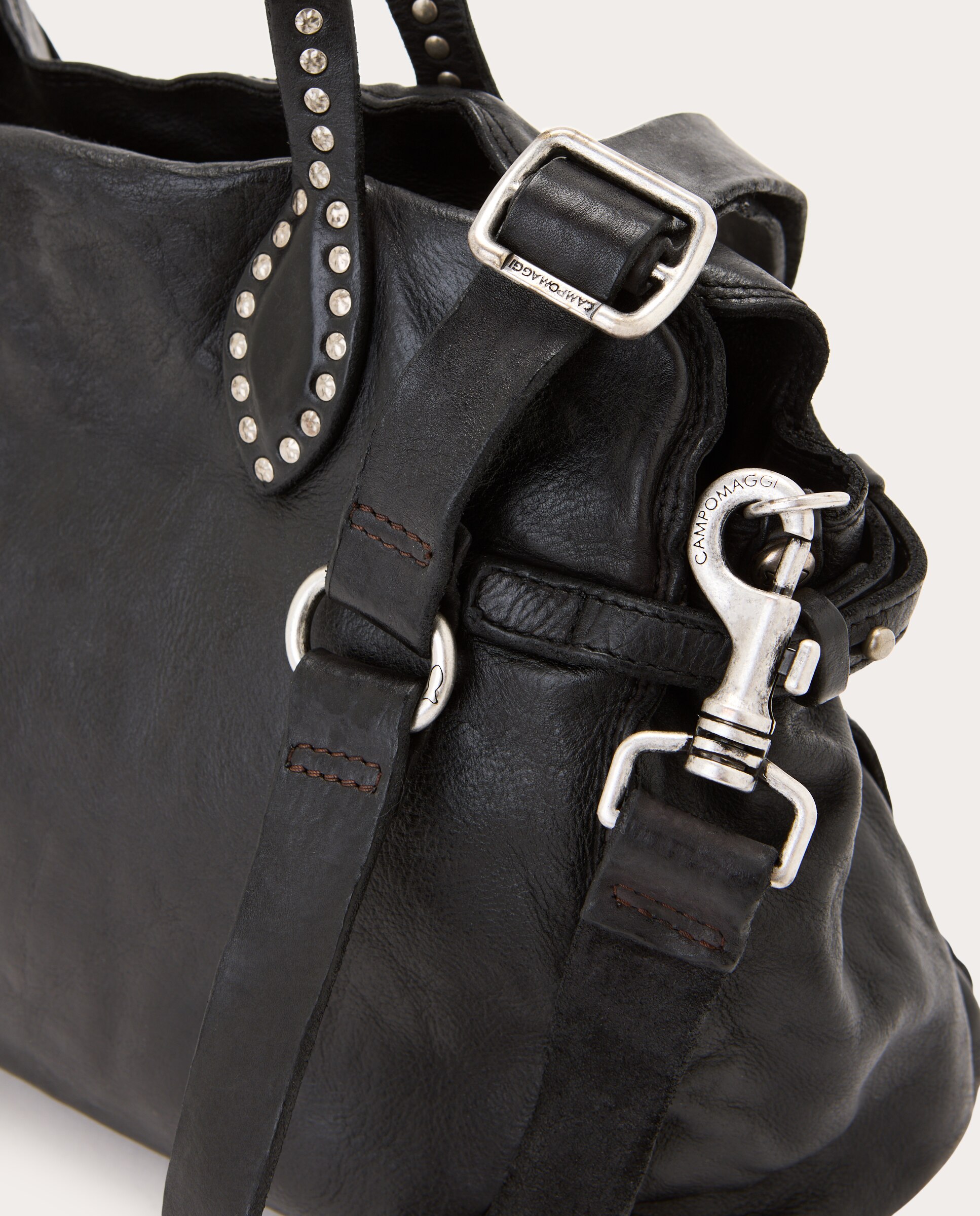 Imagen 4 de Bolso shopping Asciano de piel - Negro Negro