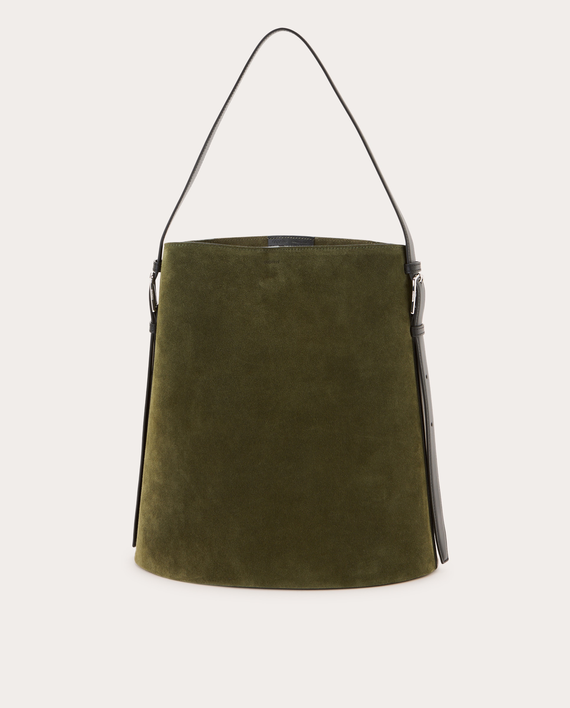 Imagen 1 de Bolso hobo de ante Verde