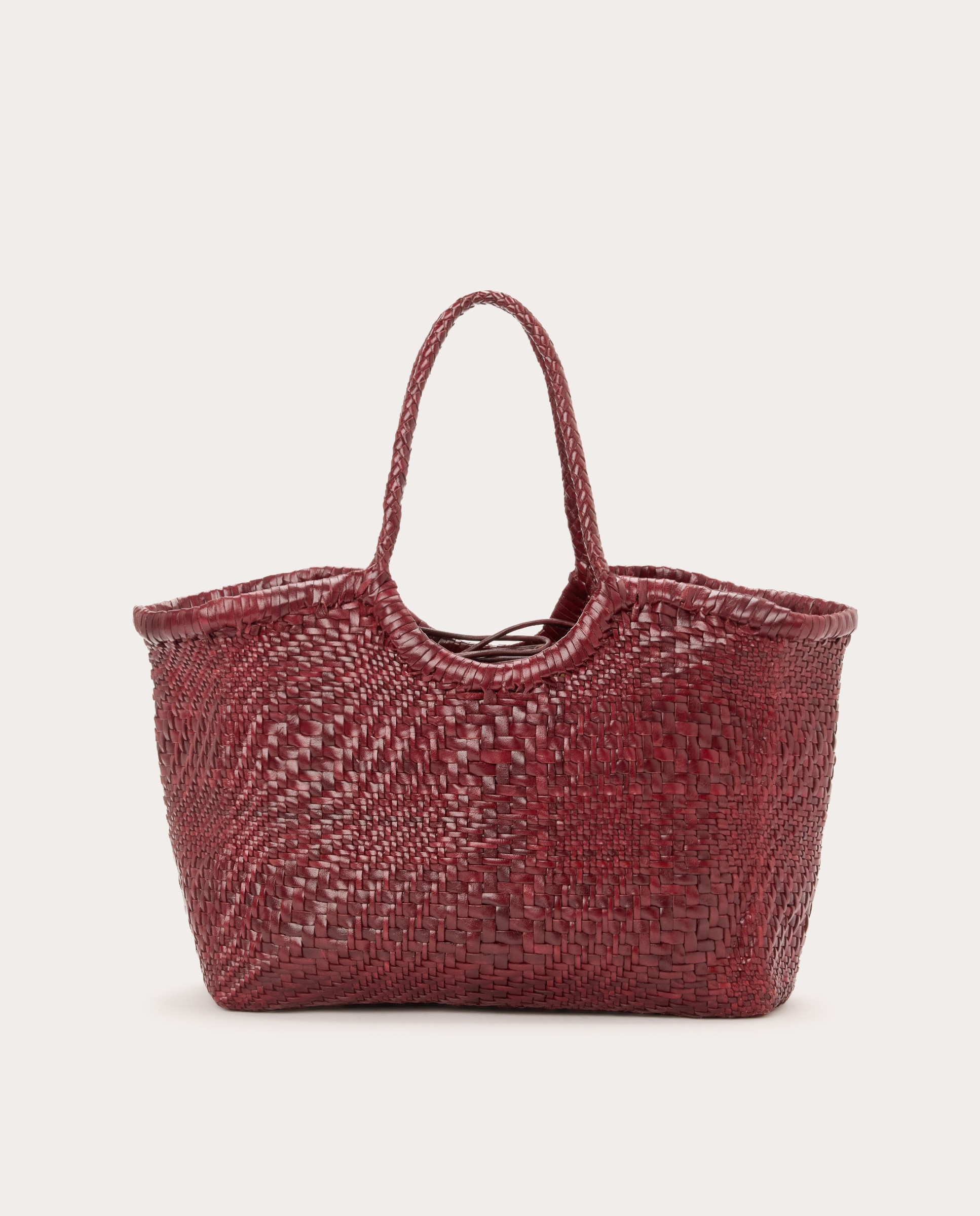 Imagen 1 de Bolso shopping Nantucket Optic de piel Burdeos
