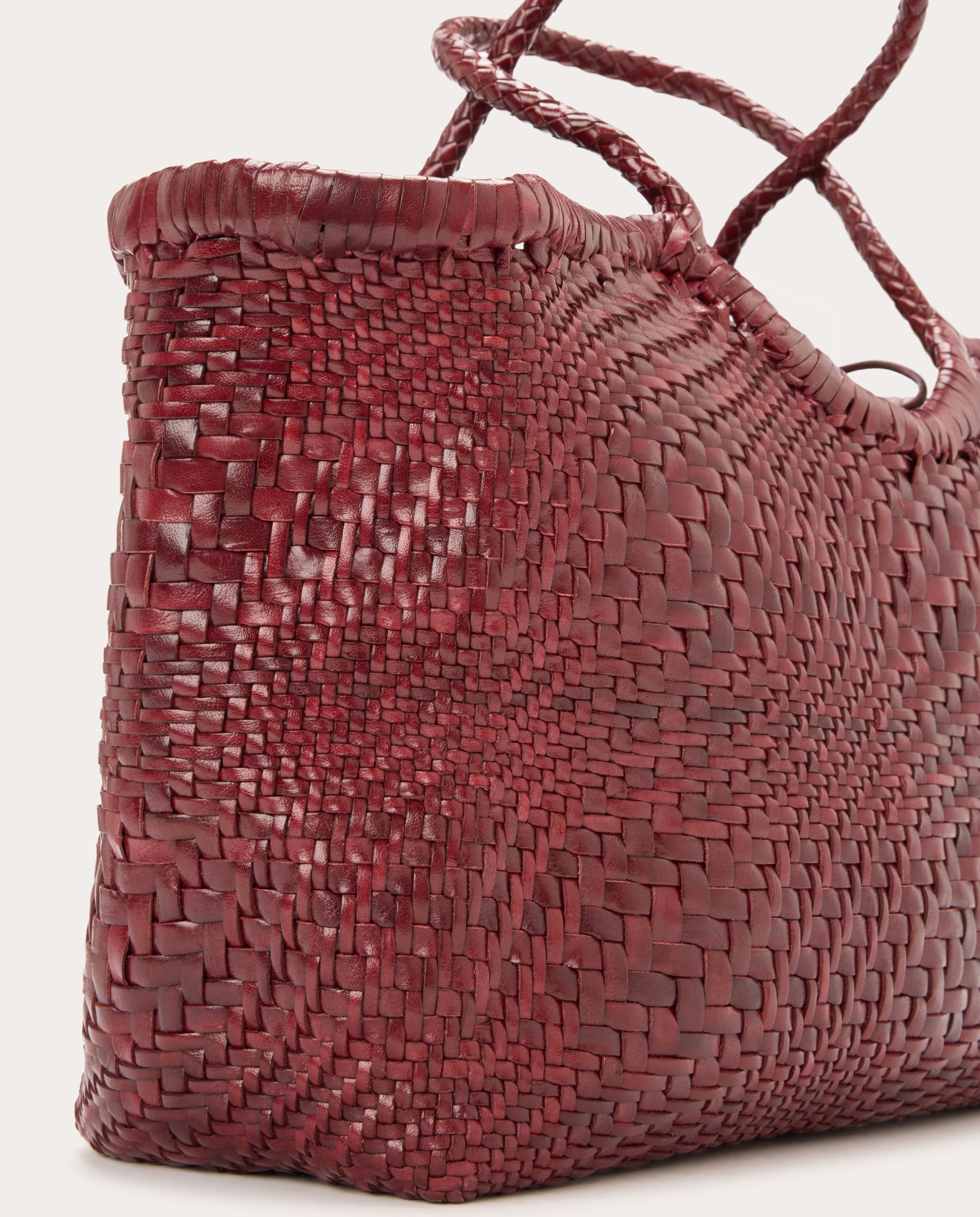 Imagen 3 de Bolso shopping Nantucket Optic de piel - Burdeos Burdeos