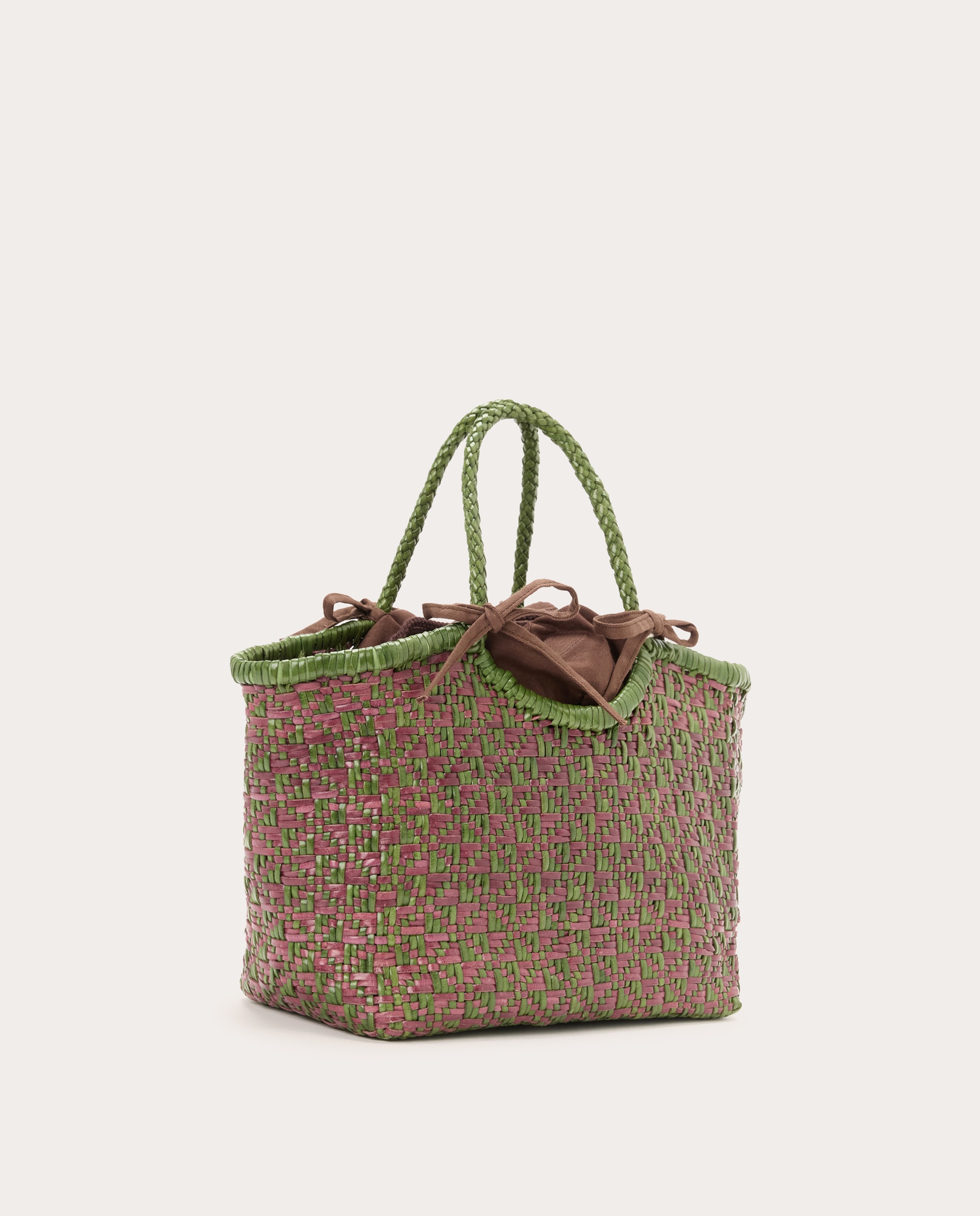 Imagen 2 de Bolso shopping Maori Nantucket de piel - Verde Verde