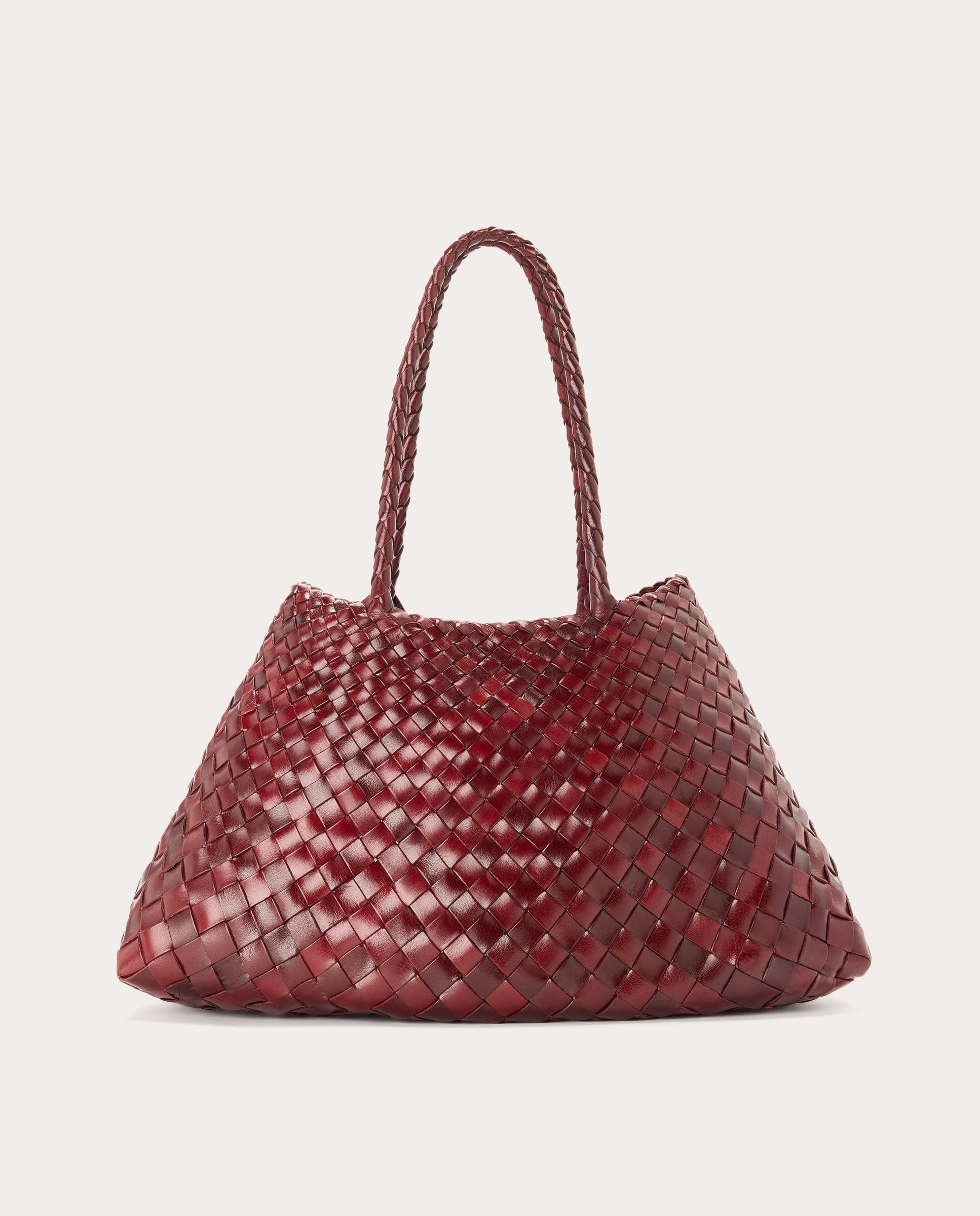 Imagen 1 de Bolso shopping Santa Croce Big de piel Burdeos