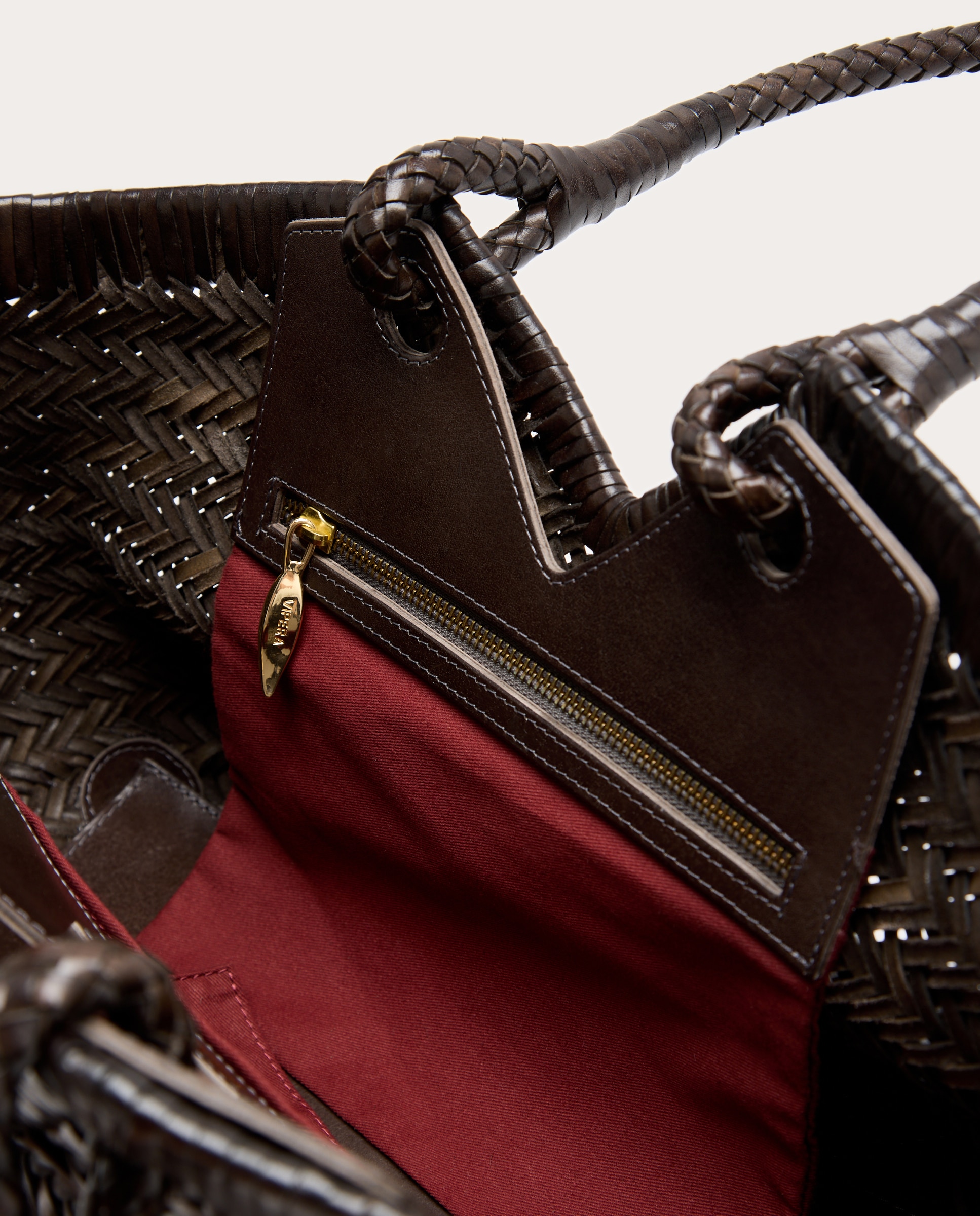Bolso shopping Crudelia de piel - Gris Gris-4