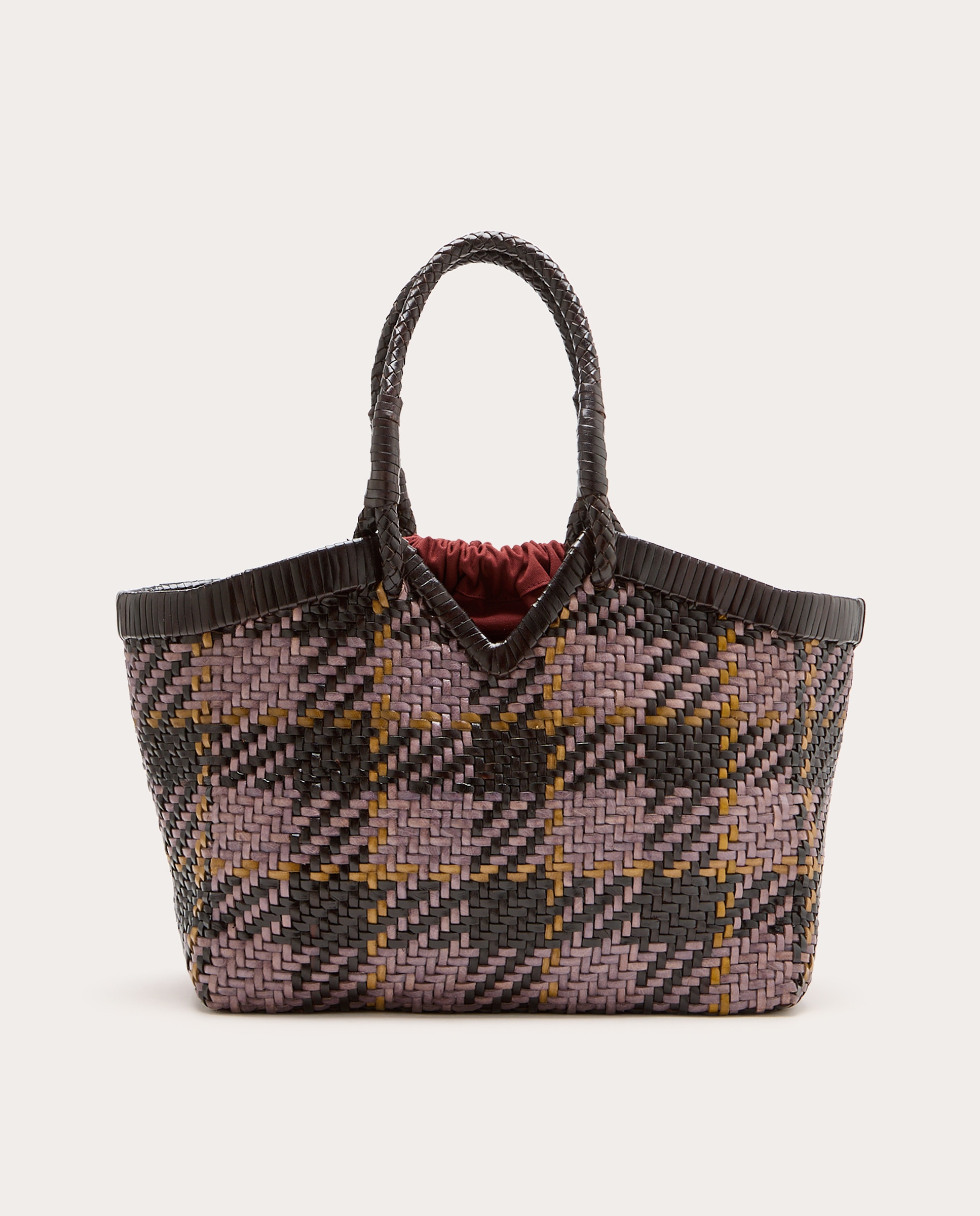 Imagen 0 de Bolso shopping Crudelia de piel Multicolor