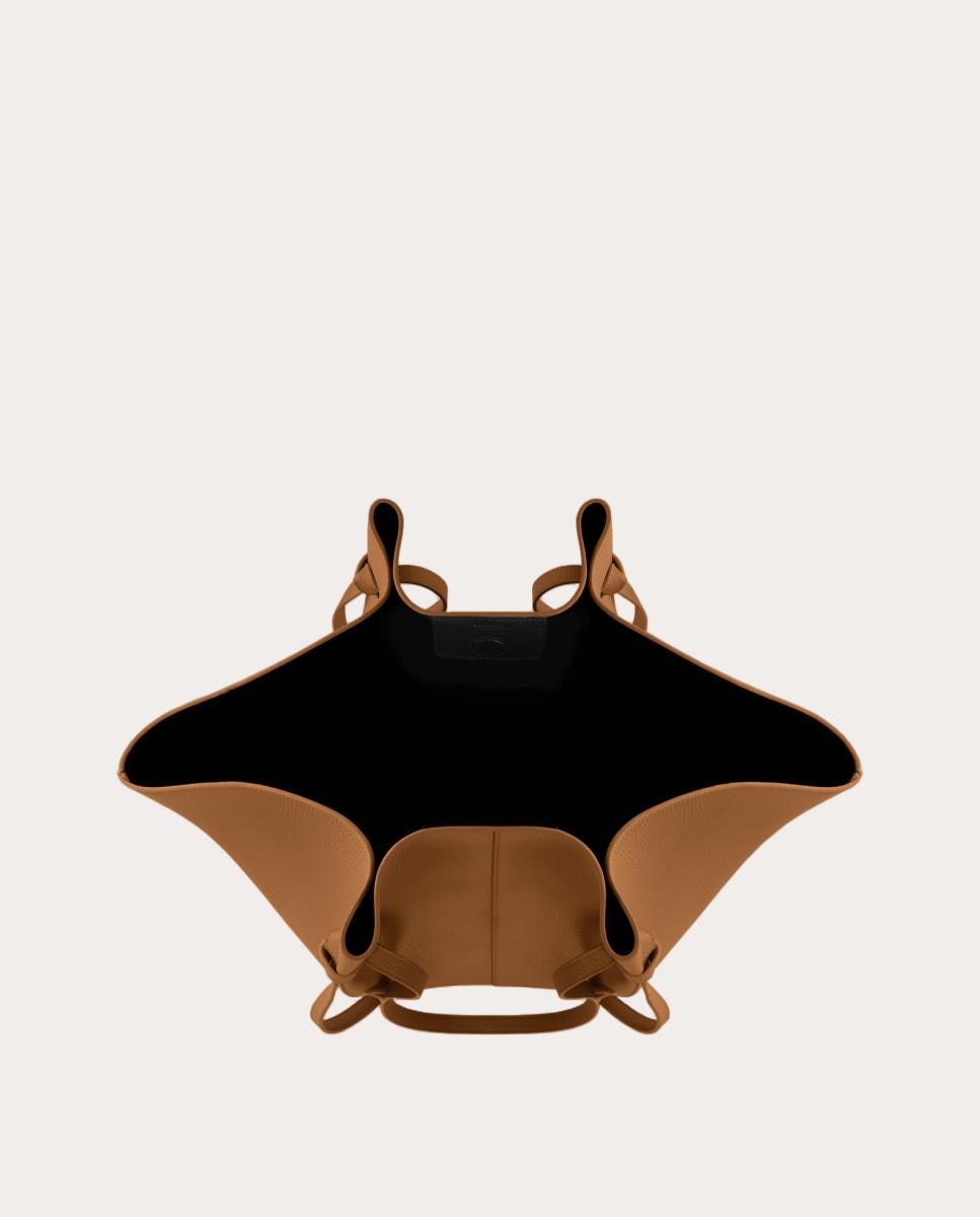 Imagen 3 de Bolso shopping Mochi de piel - Marrón claro Marrón claro