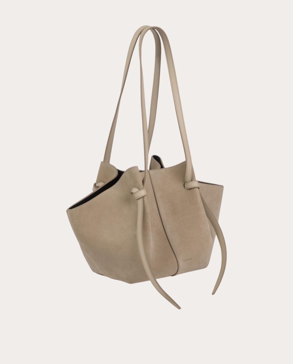 Imagen 2 de Bolso shopping Mochi de ante - Marrón claro Marrón claro