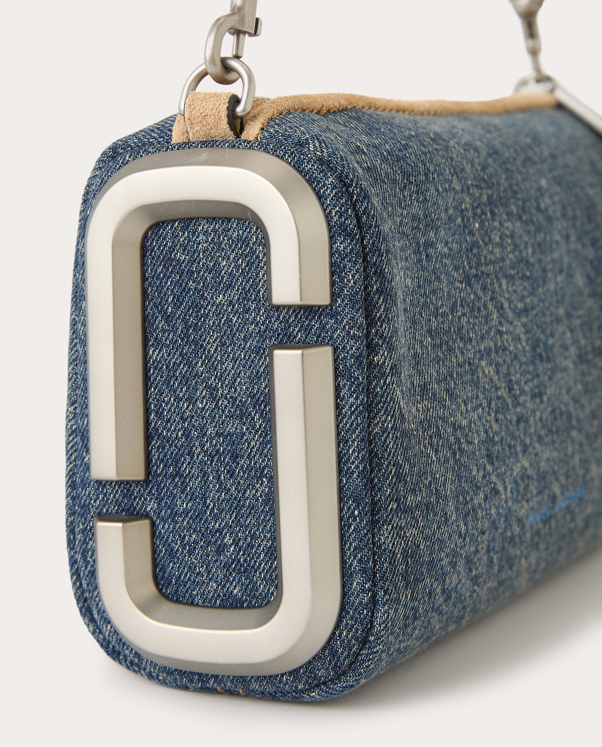 Mala de Ombro Snapshot Shoulder Denim Azul-4
