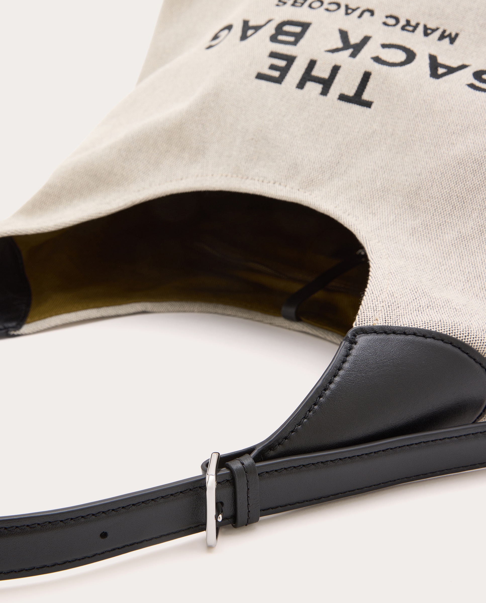 Mala de Ombro Canvas Belted Sack Bege-5