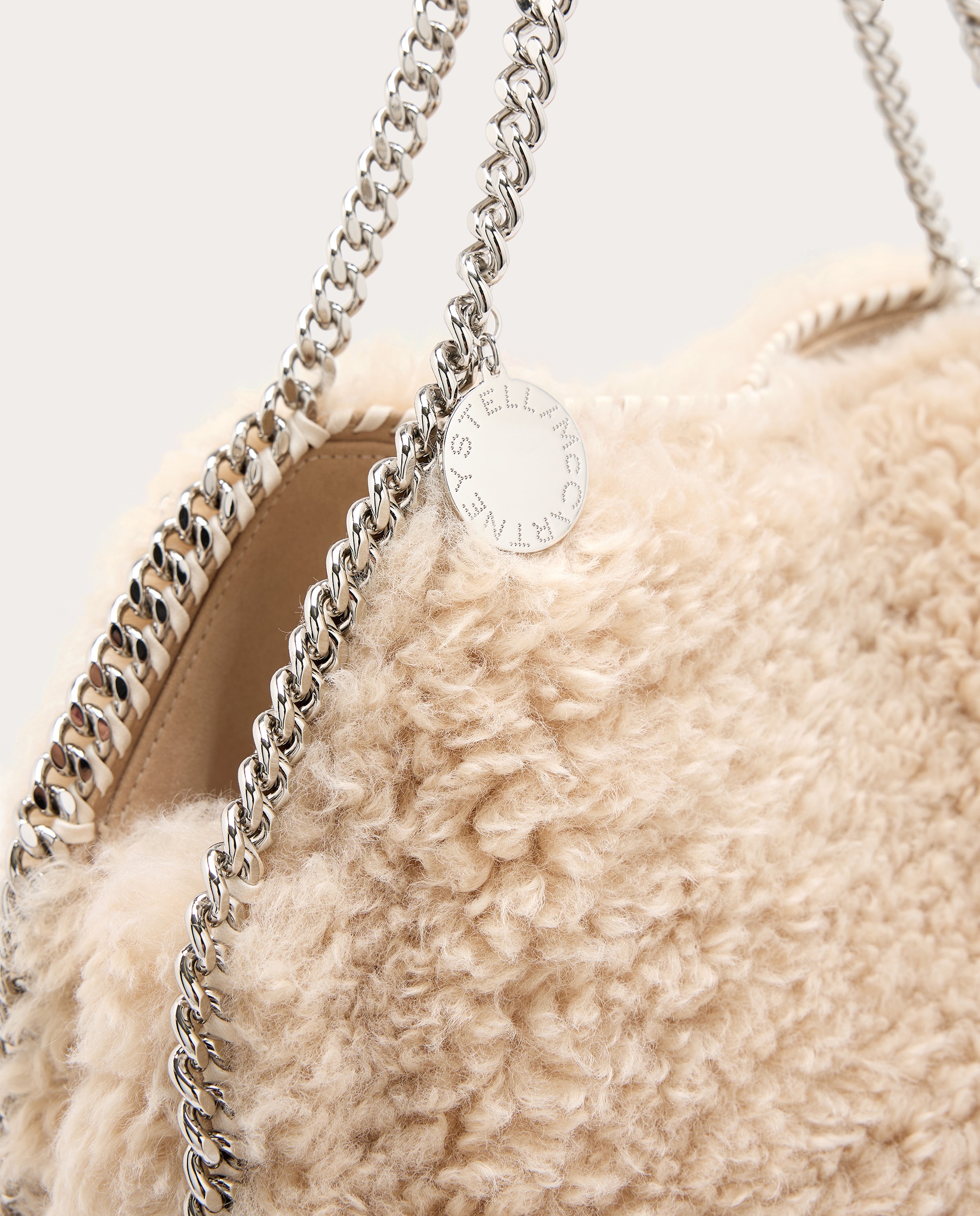 Bolso de hombro Falabella - Beige Beige-4
