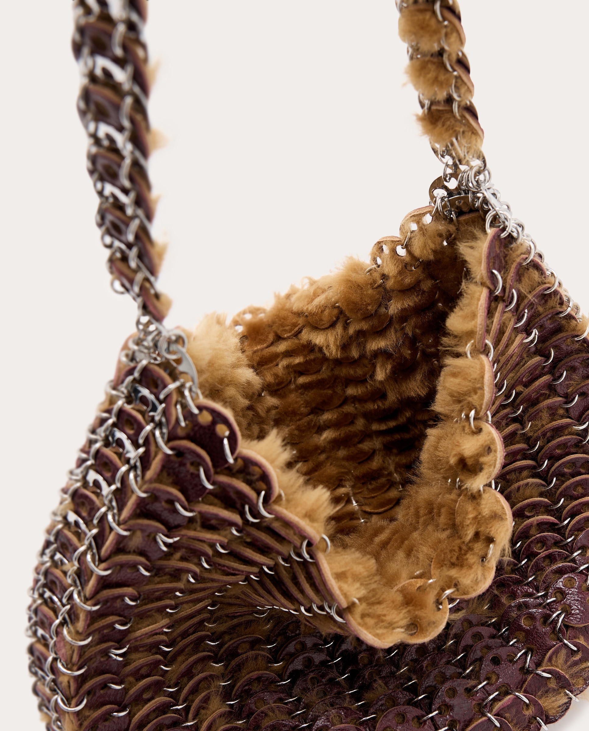 Imagen 5 de Bolso hombro Moon Hobo de efecto pelo - Marrón Marrón