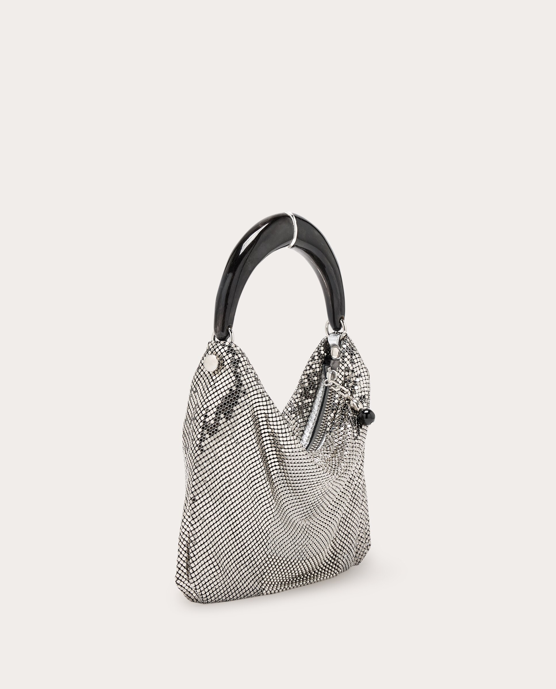 Imagen 2 de Bolso de hombro Silvie Horn - Plata Plata