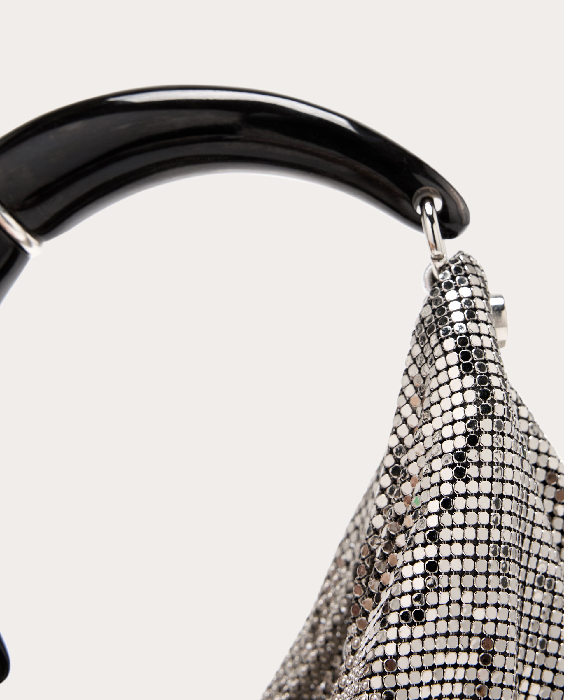 Imagen 4 de Bolso de hombro Silvie Horn - Plata Plata