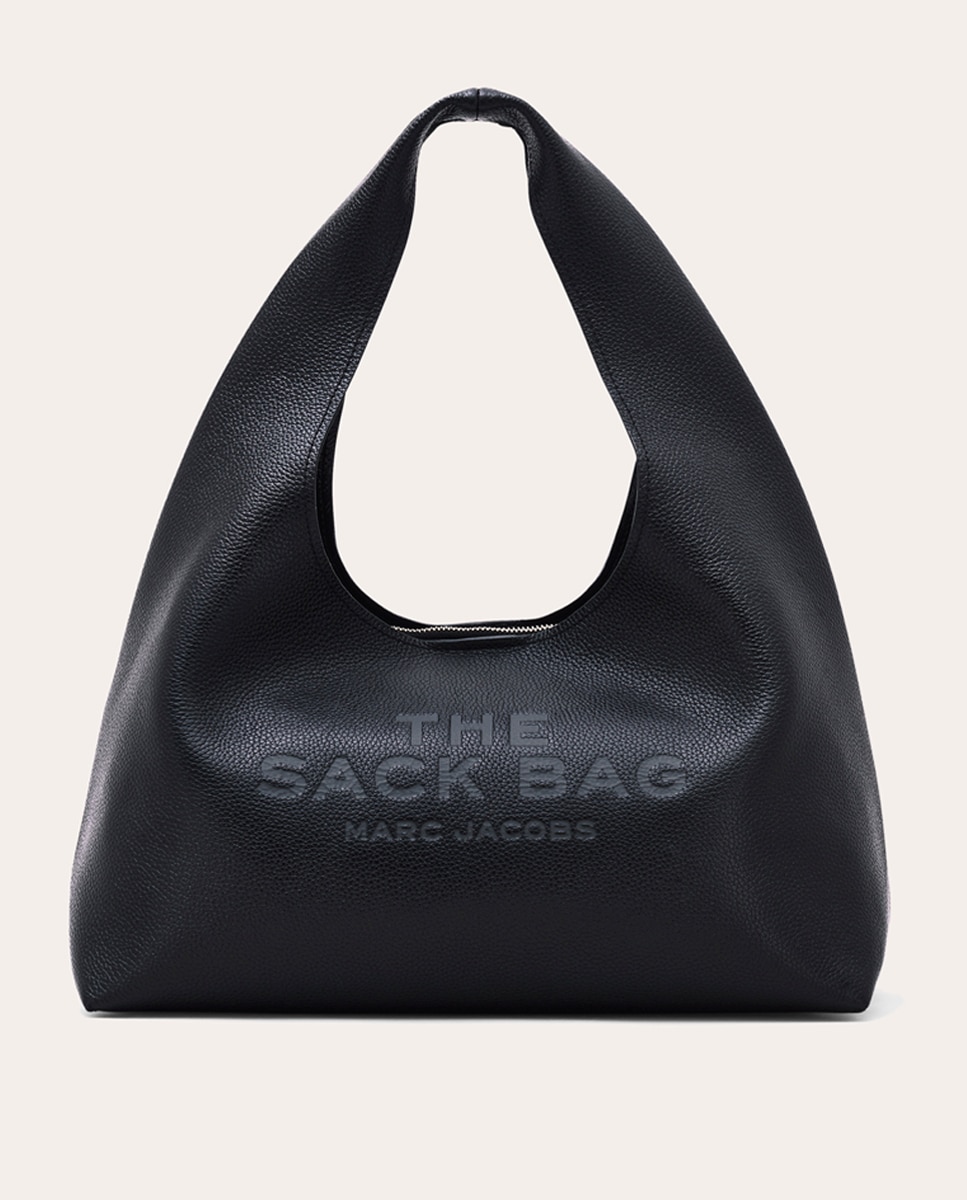 Mala de Ombro The Sack em Pele Preto-7