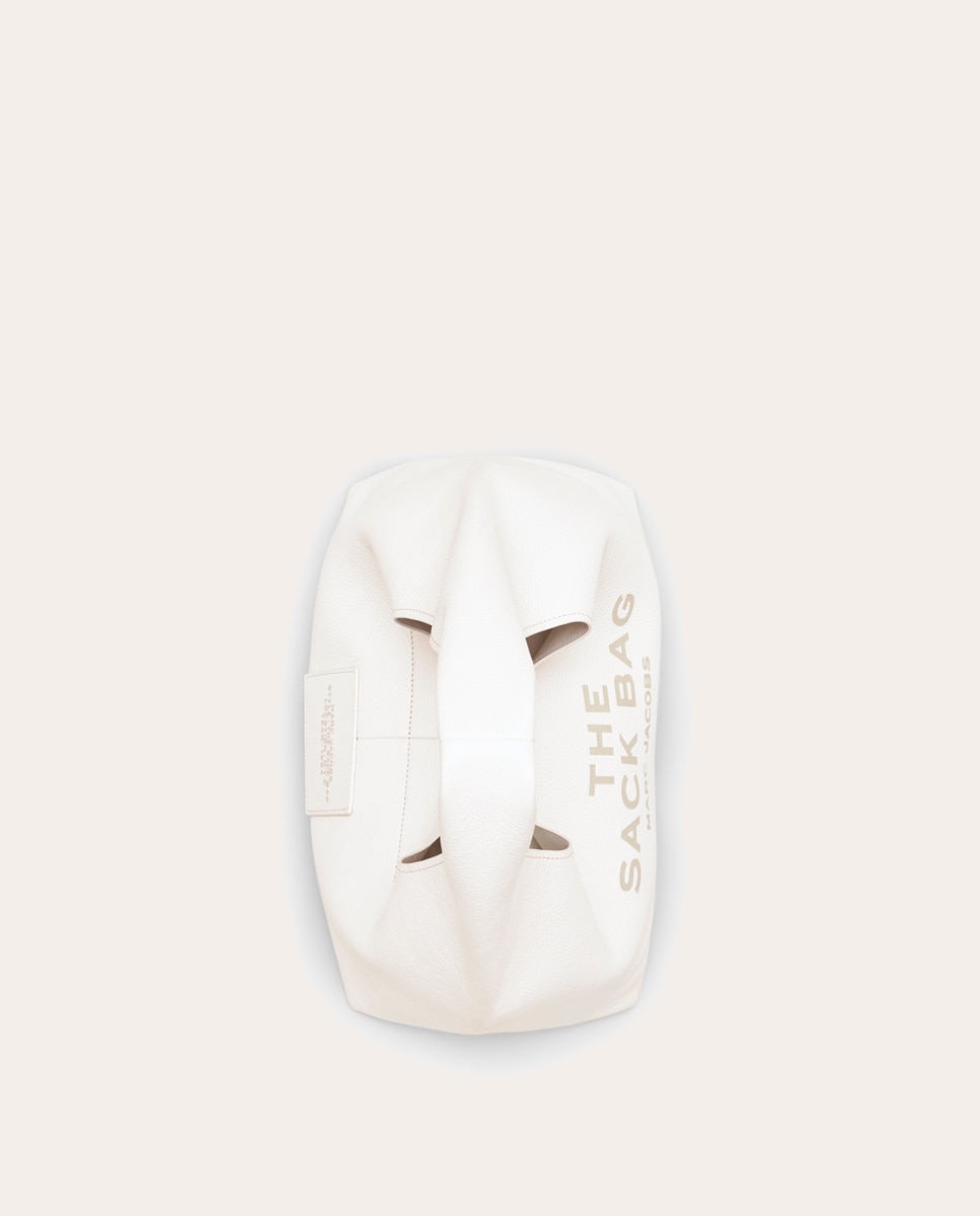 Mala de Ombro The Sack em Pele Branco-2