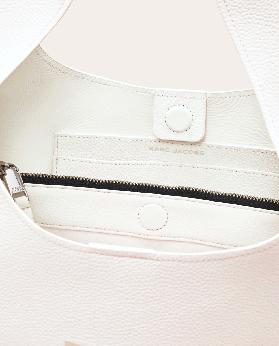 Mala de Ombro The Sack em Pele Branco-12