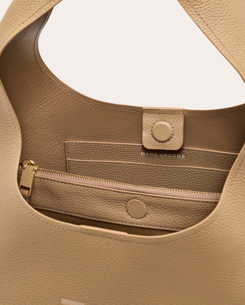 Bolso de hombro The Sack de piel Camel Camel-7