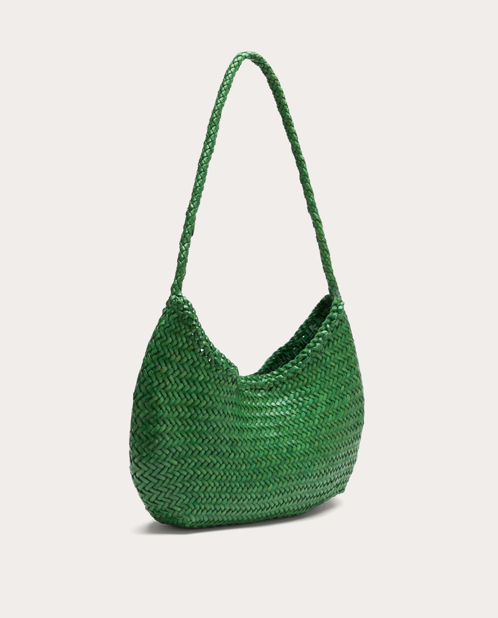 Bolso de hombro Nova Luna de piel - Verde Verde-2