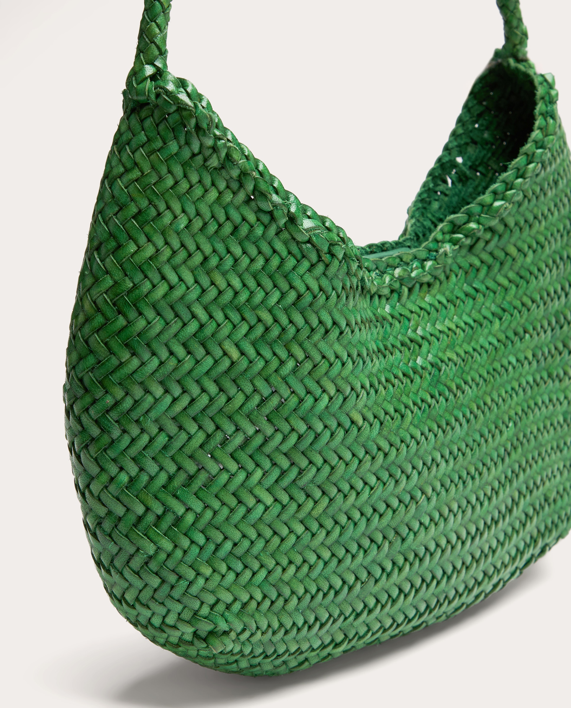 Bolso de hombro Nova Luna de piel - Verde Verde-4