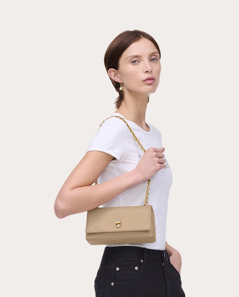 Mala de Ombro Dual Chain Camel-6