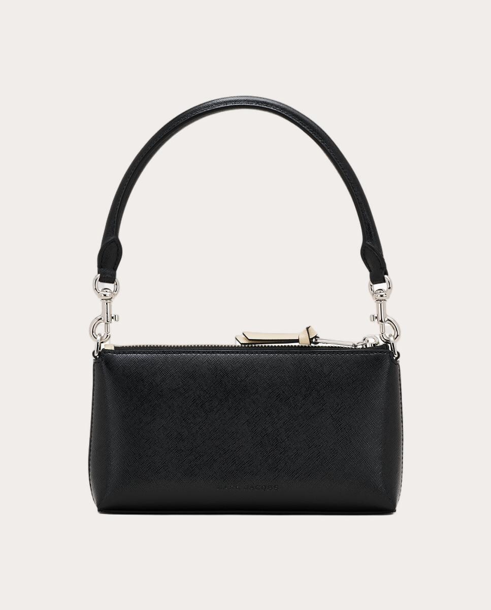 Mala de Ombro Pochette em Pele Branco-4