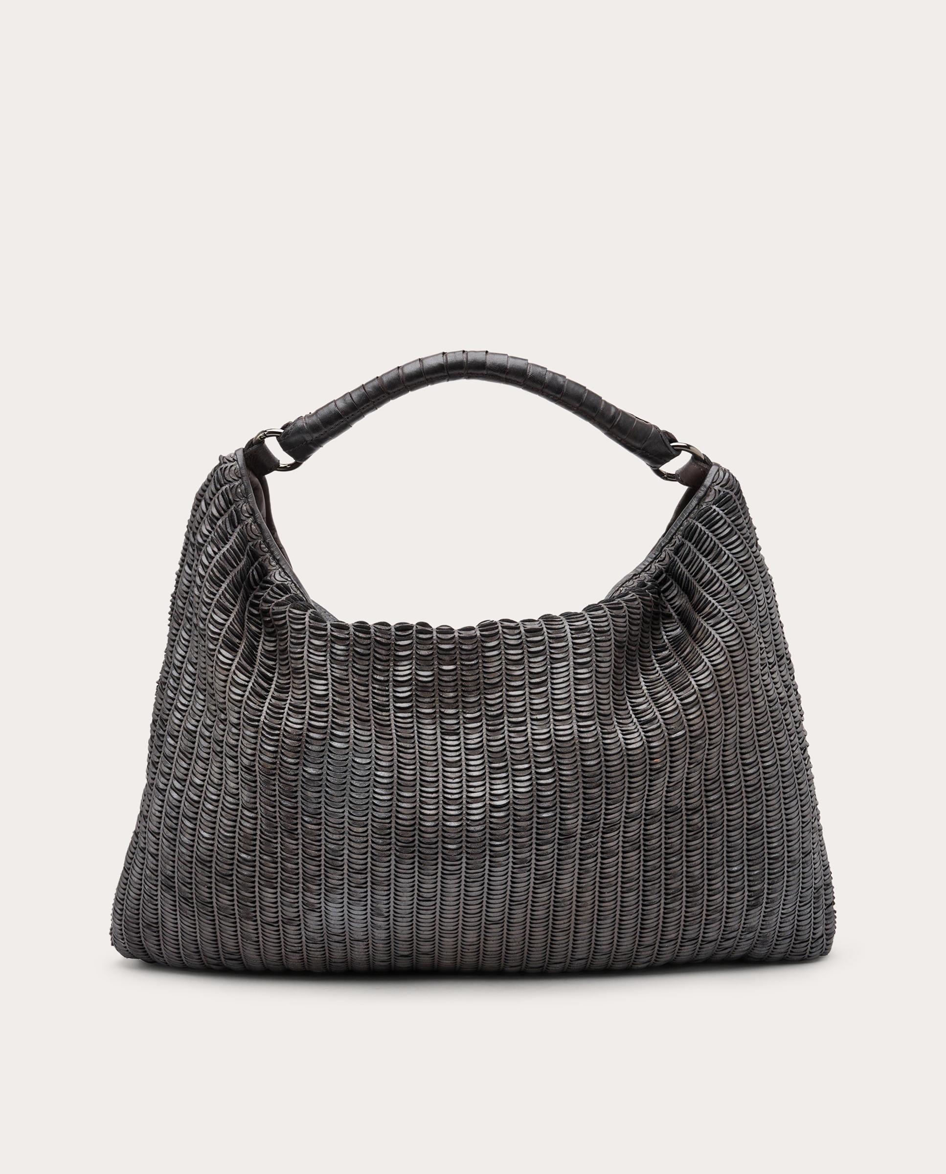 Imagem 0 de Mala de Ombro Lune Entrançada em Pele