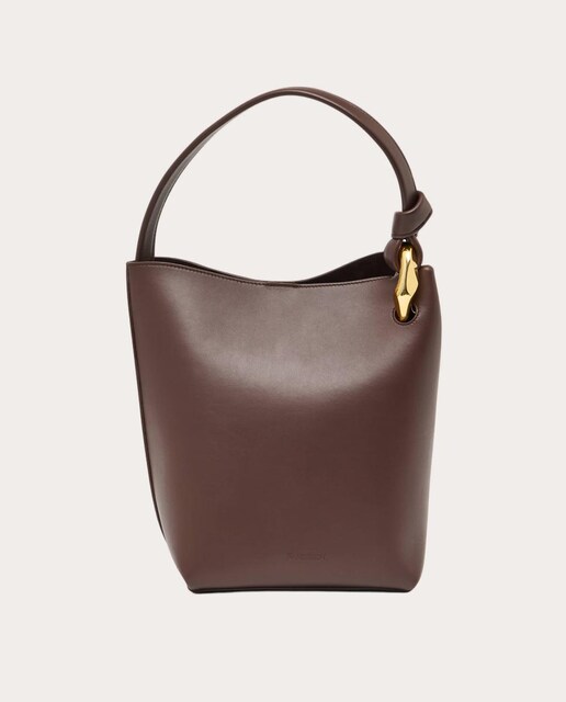 Bolso de hombro Corner Bucket de piel