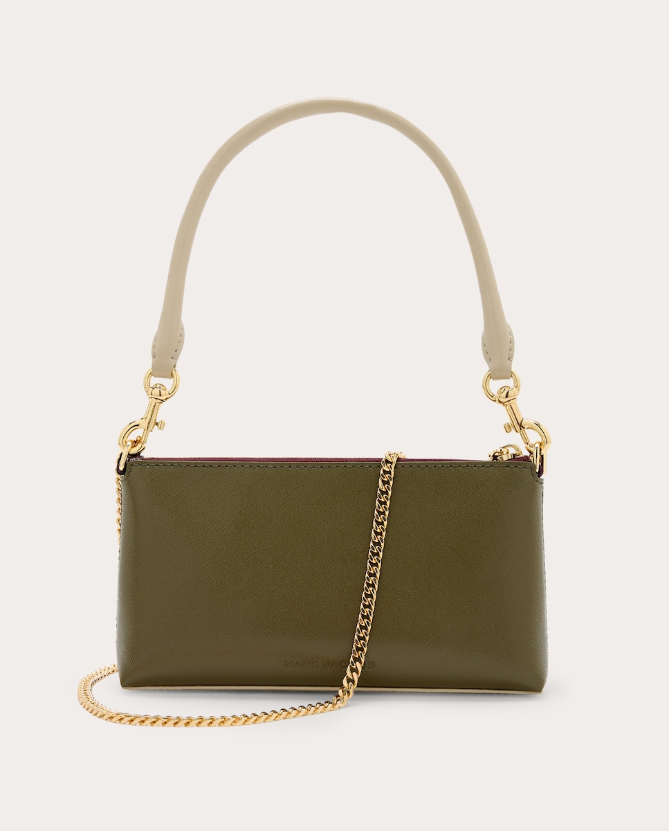 Mala de Ombro Pochette em Pele Branco-3