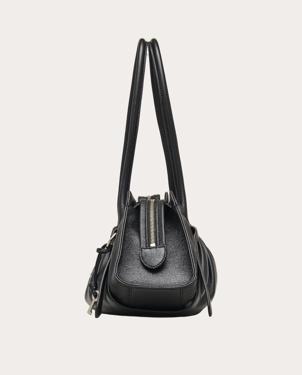 Mala Satchel Cristina em Pele Verde-2