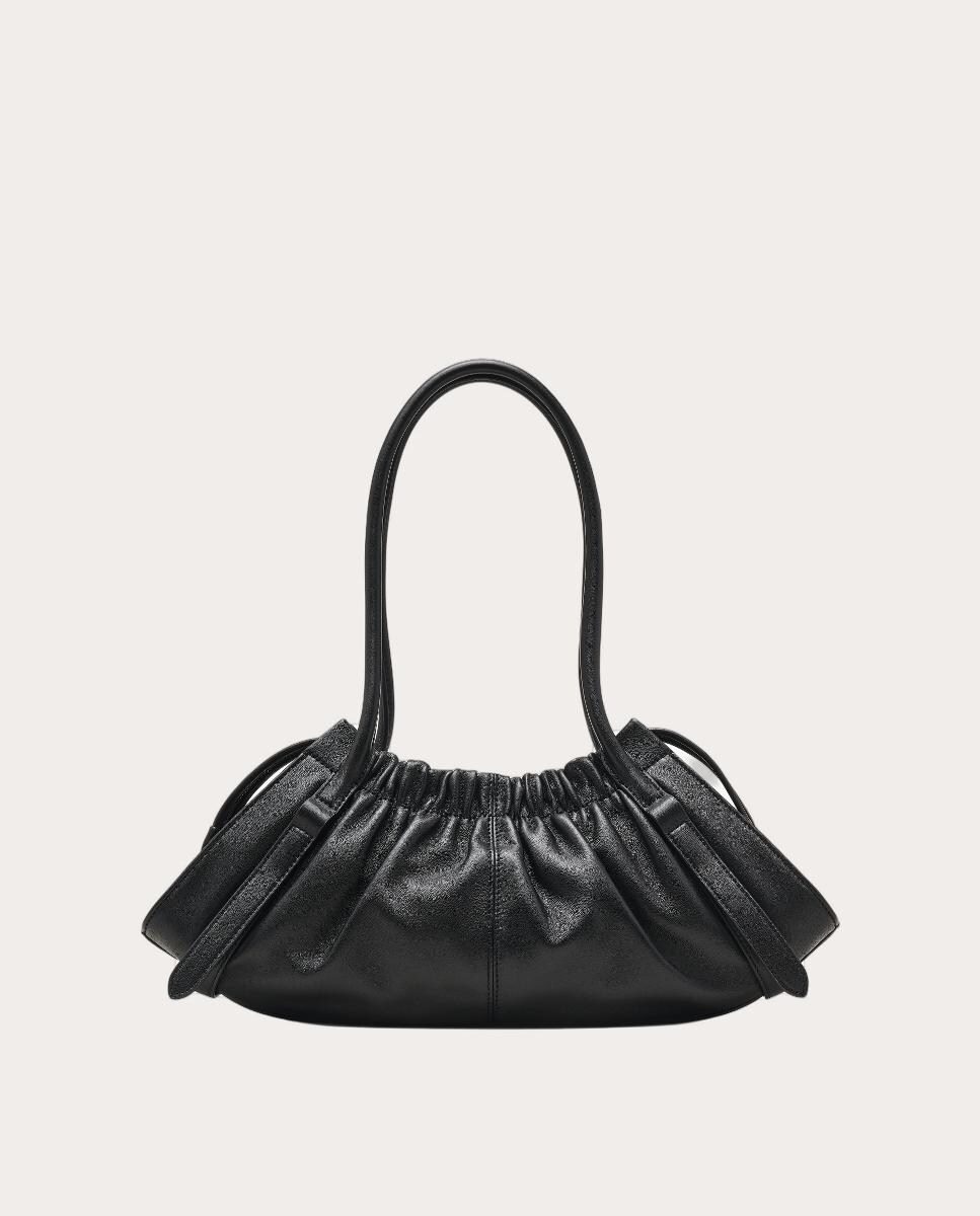 Mala Satchel Cristina em Pele Verde-4