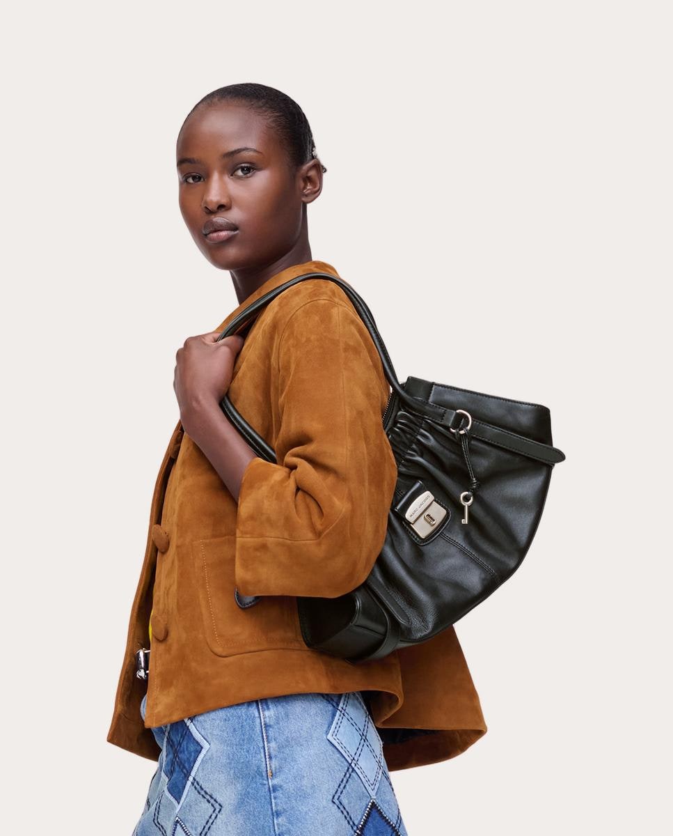 Mala Satchel Cristina em Pele Verde-5