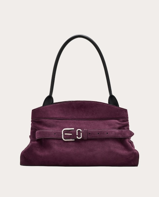 Imagen 0 de Bolso de hombro Satchel Dakota de ante