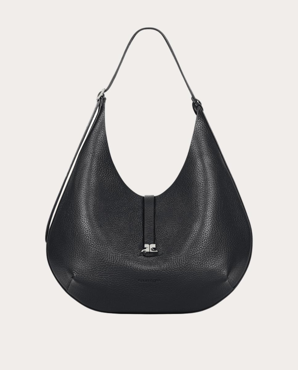 Imagen 1 de Bolso Hobo de piel - Negro Negro